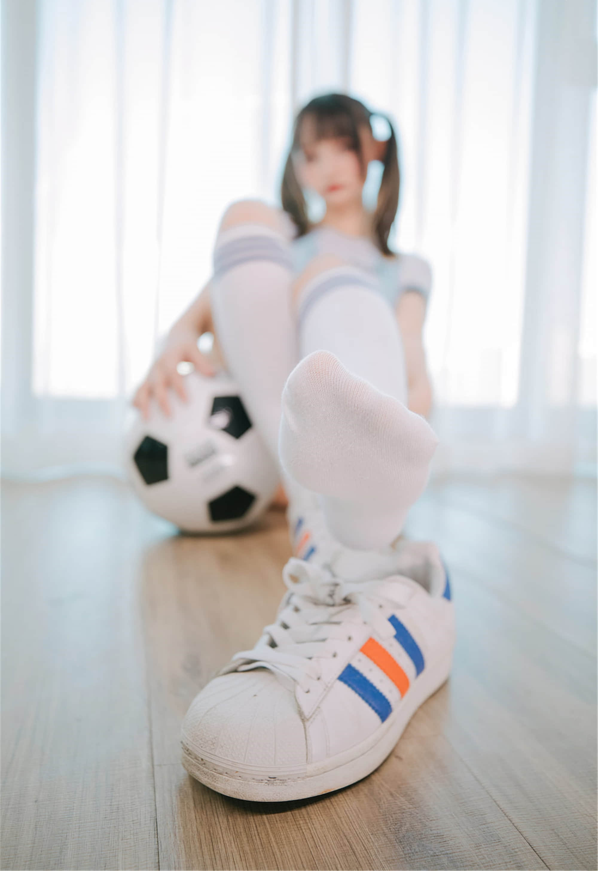 가구라자카 마후유 - 치어리더 소녀 하프타임 + 2V