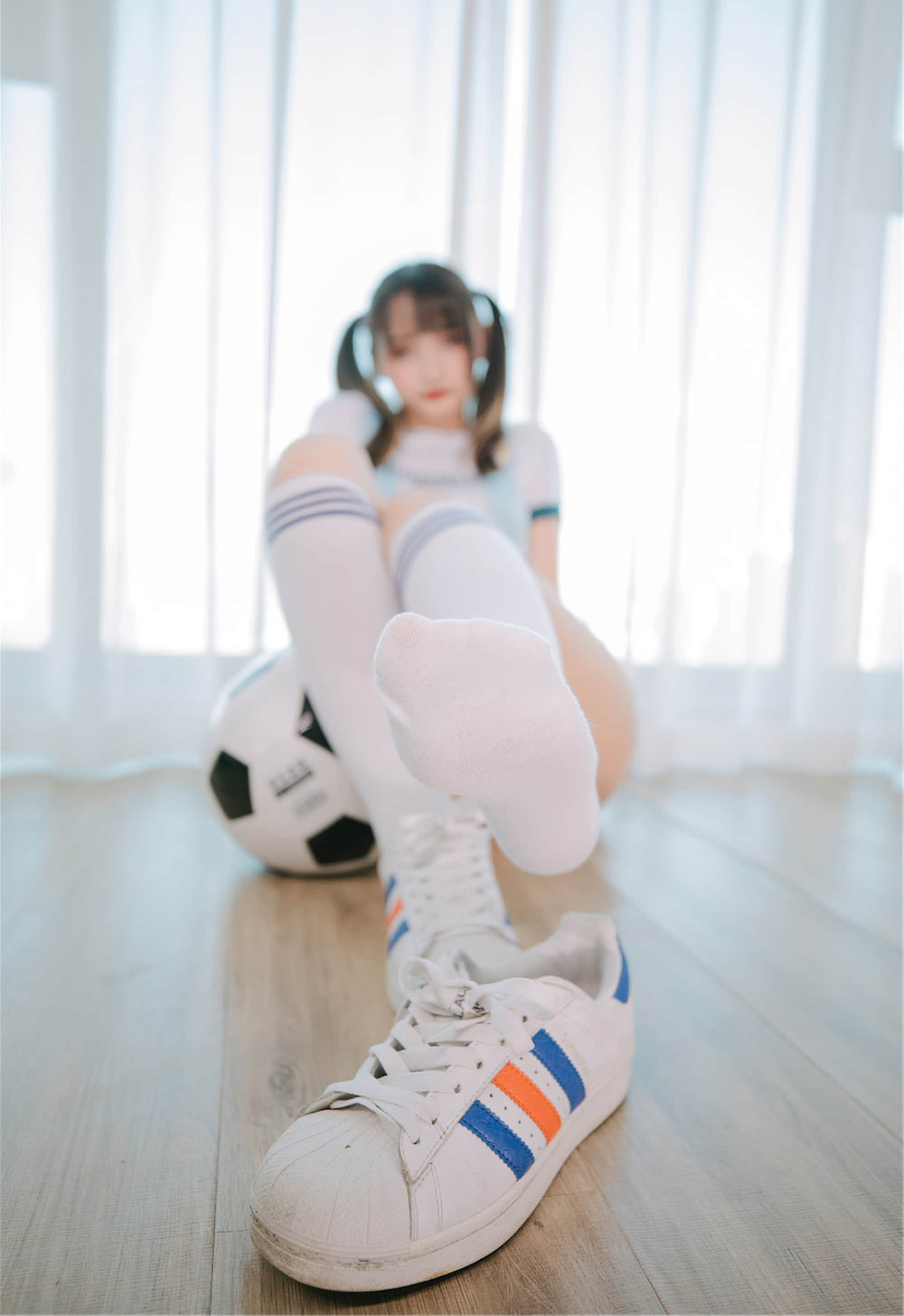 가구라자카 마후유 - 치어리더 소녀 하프타임 + 2V