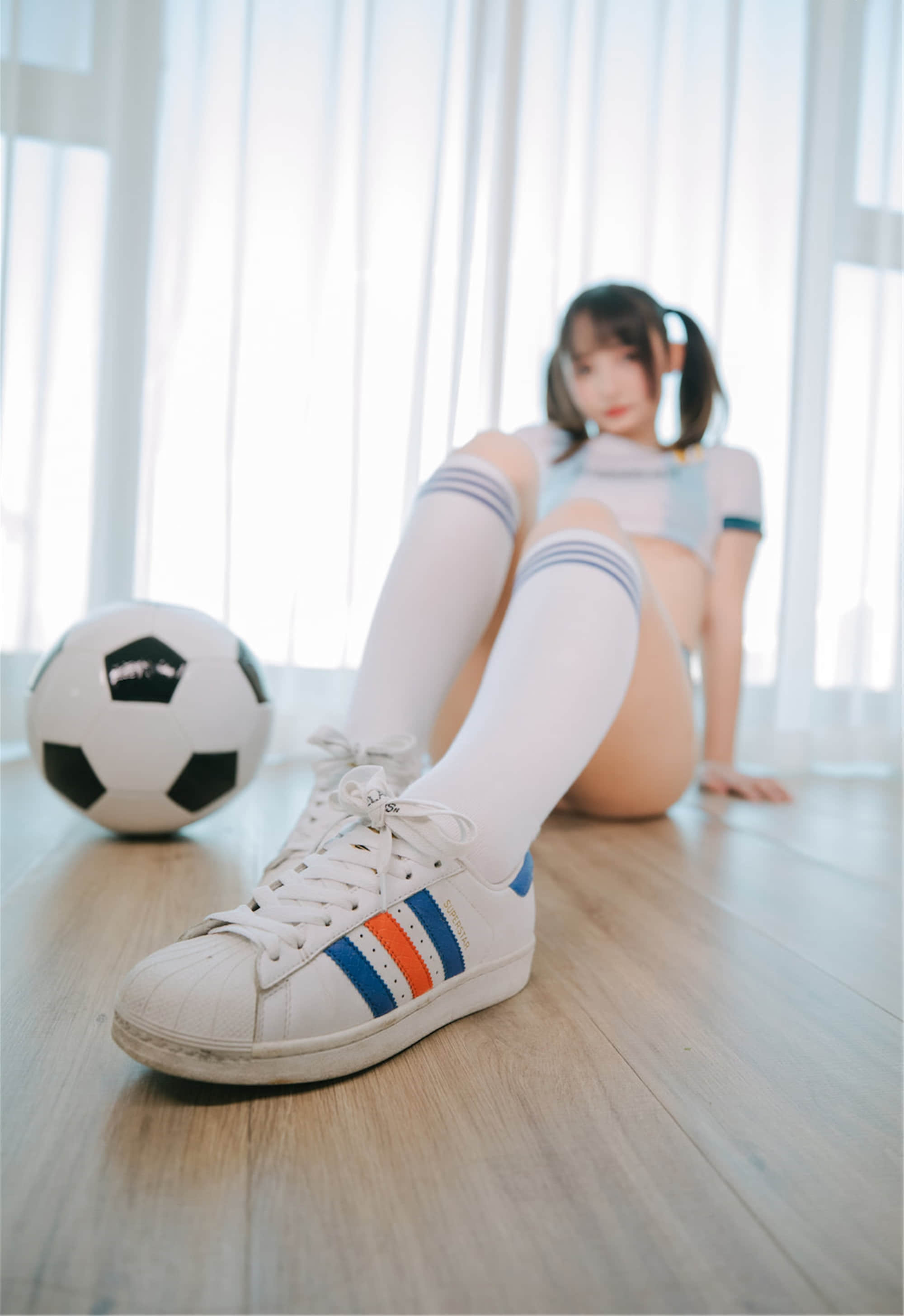 가구라자카 마후유 - 치어리더 소녀 하프타임 + 2V