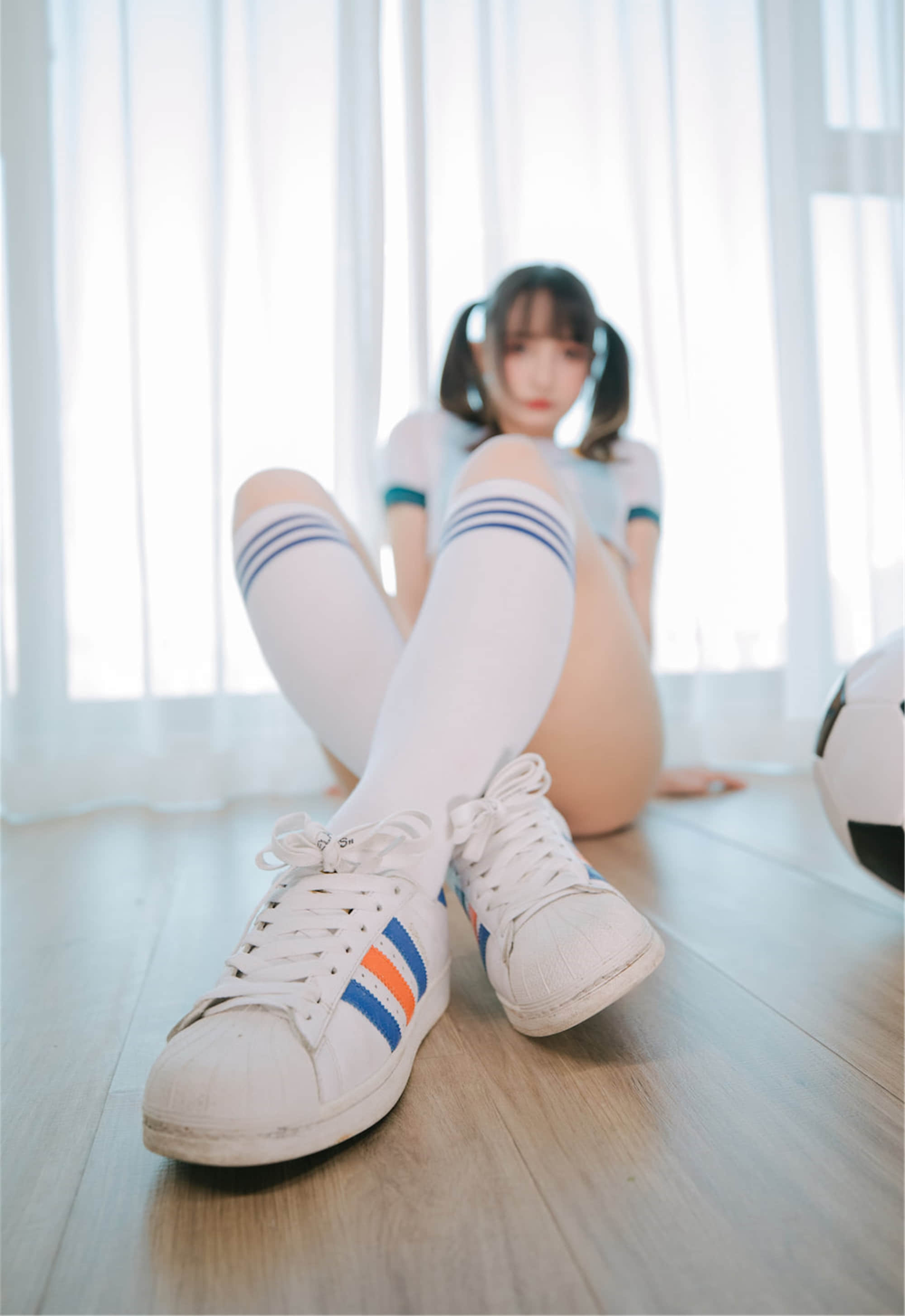 가구라자카 마후유 - 치어리더 소녀 하프타임 + 2V