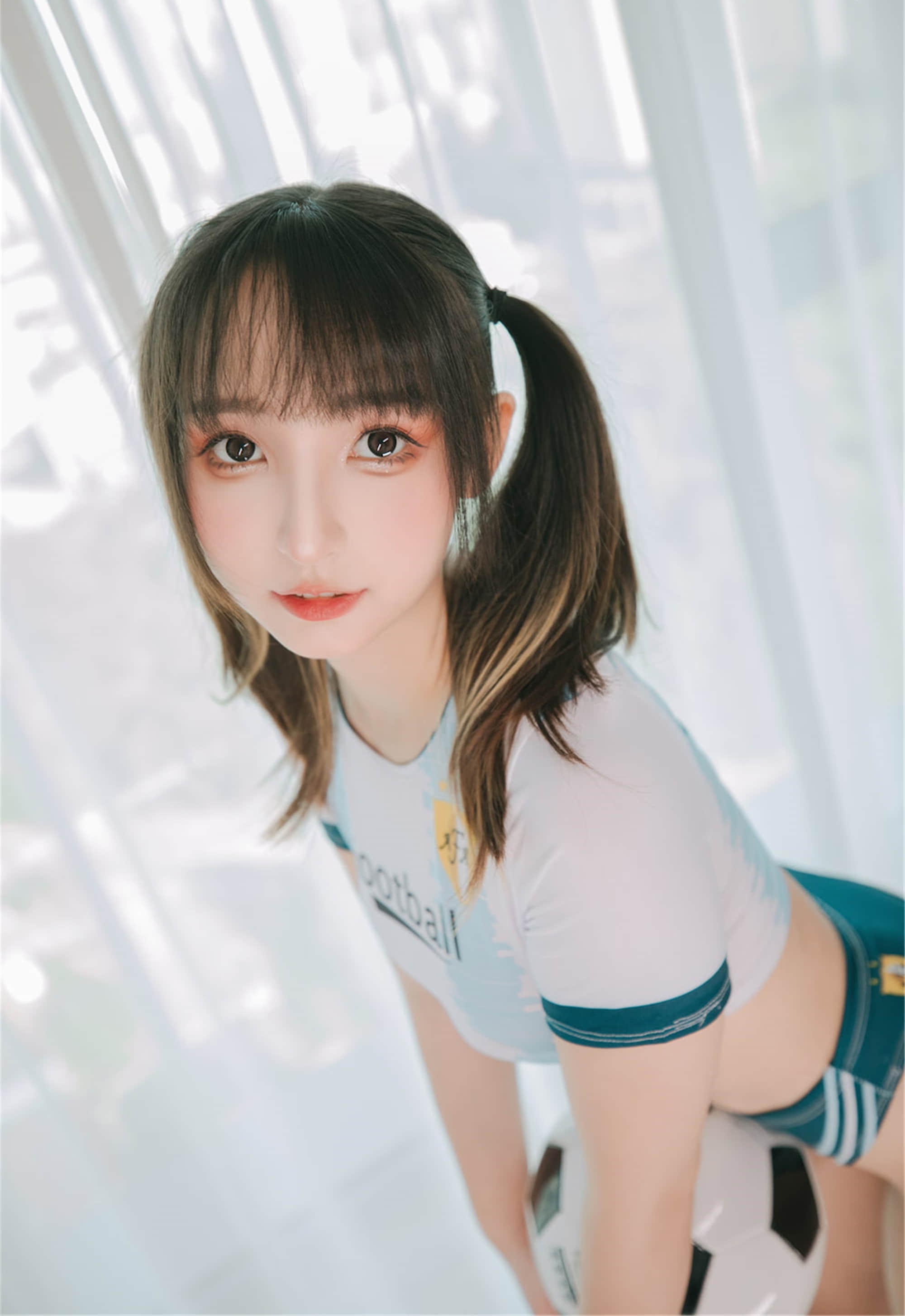 가구라자카 마후유 - 치어리더 소녀 하프타임 + 2V