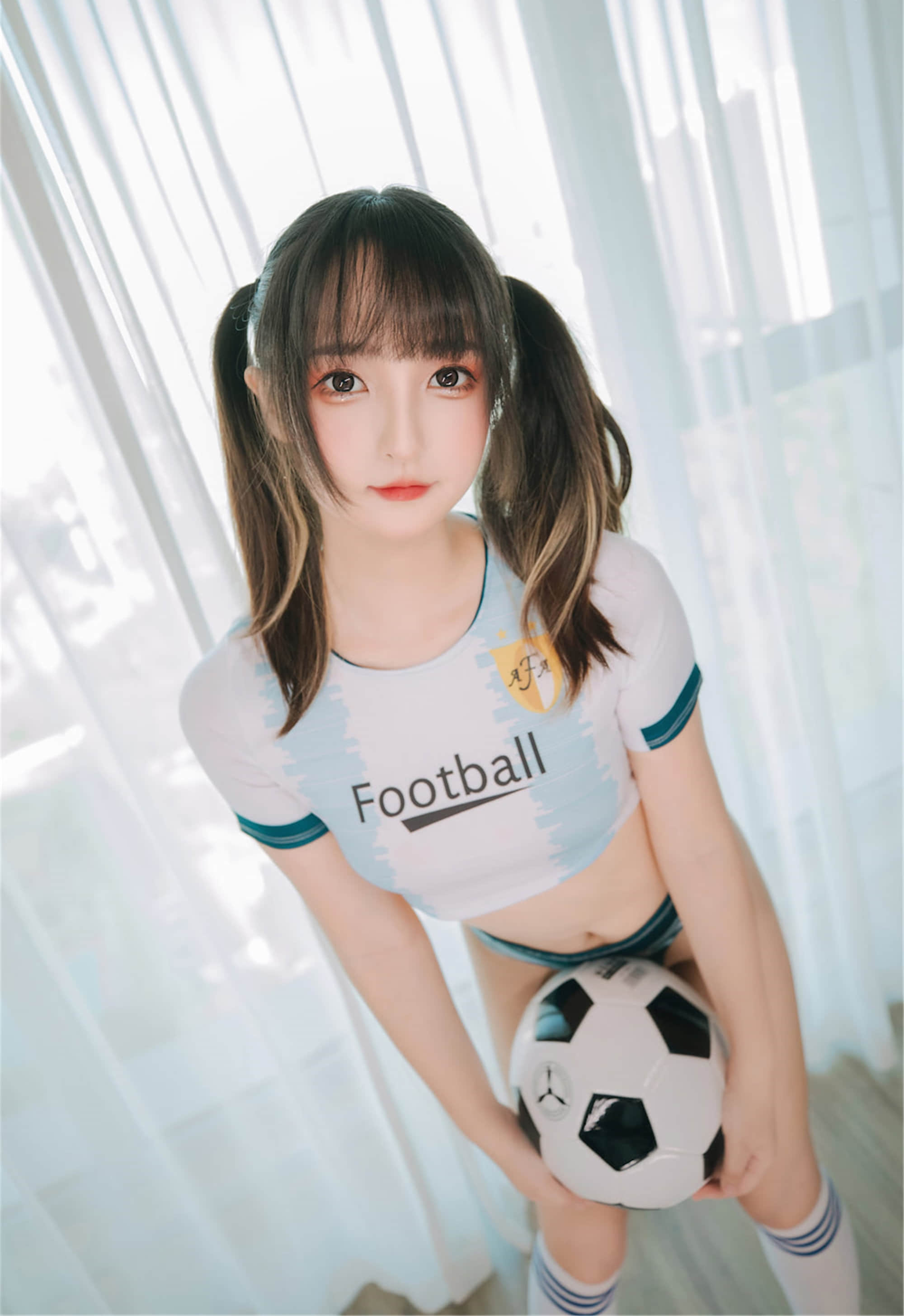 가구라자카 마후유 - 치어리더 소녀 하프타임 + 2V
