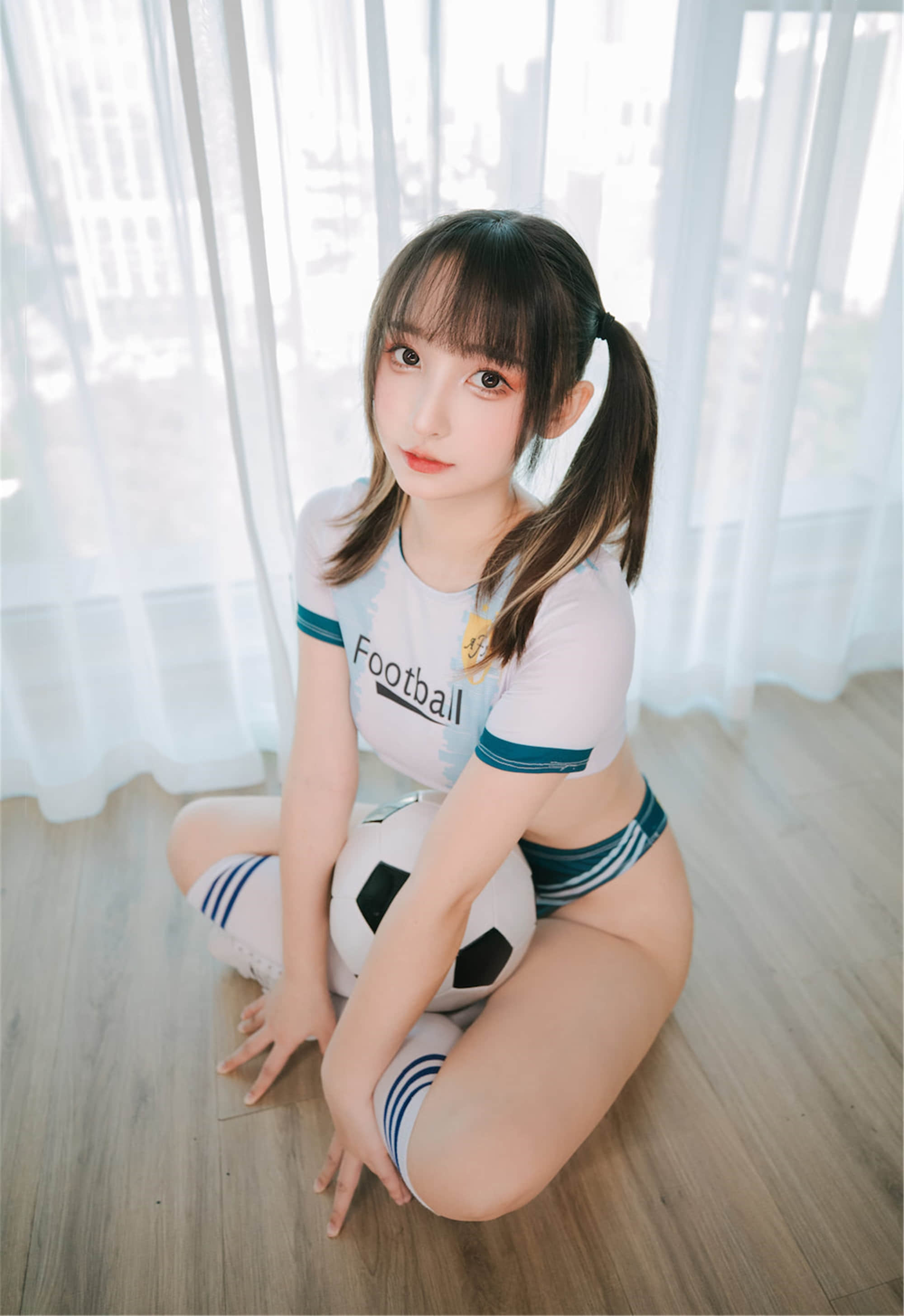 가구라자카 마후유 - 치어리더 소녀 하프타임 + 2V