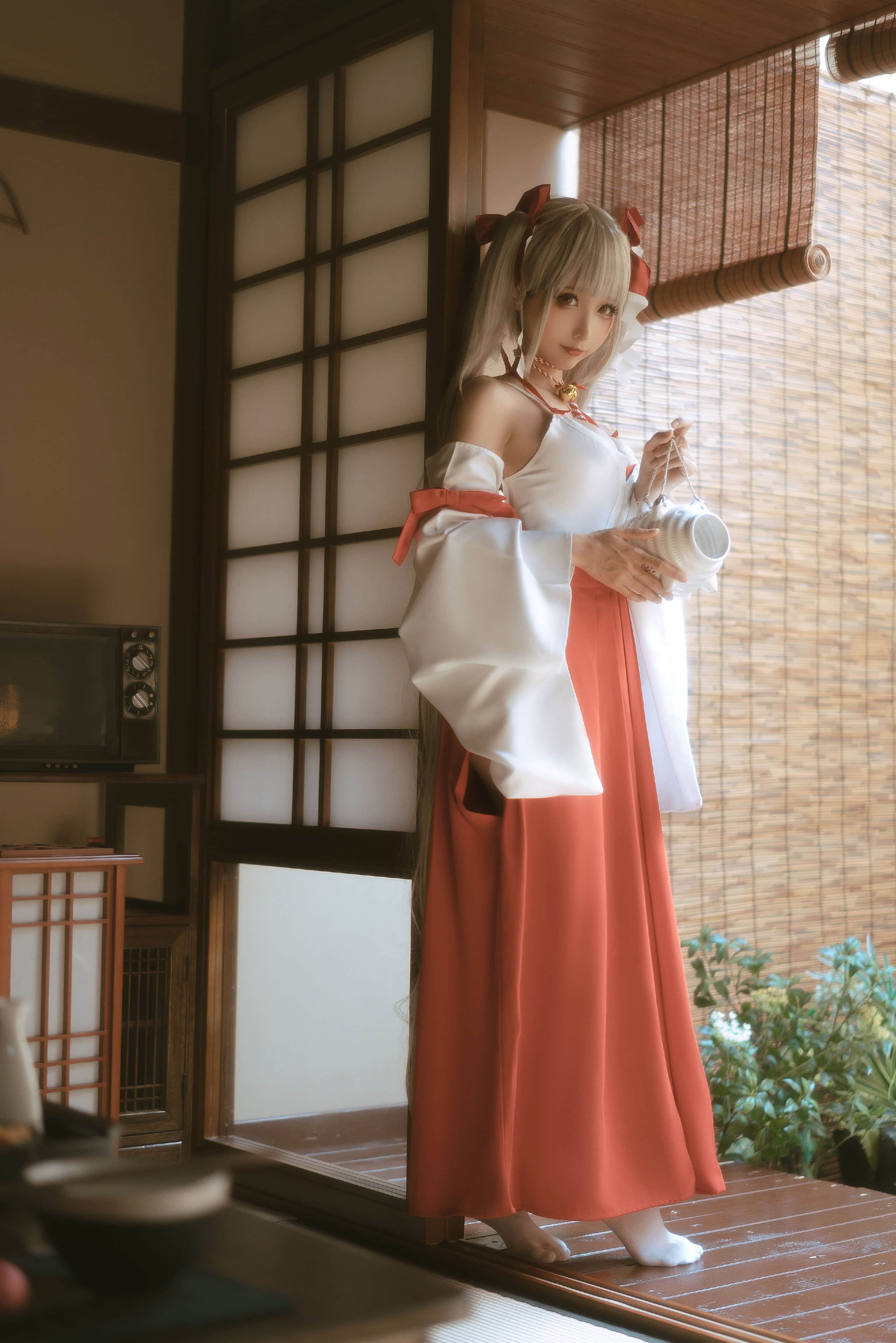 蠢沫沫 - かわいい 巫女 + かわいい ウェディングドレス + かわいい 紳士版