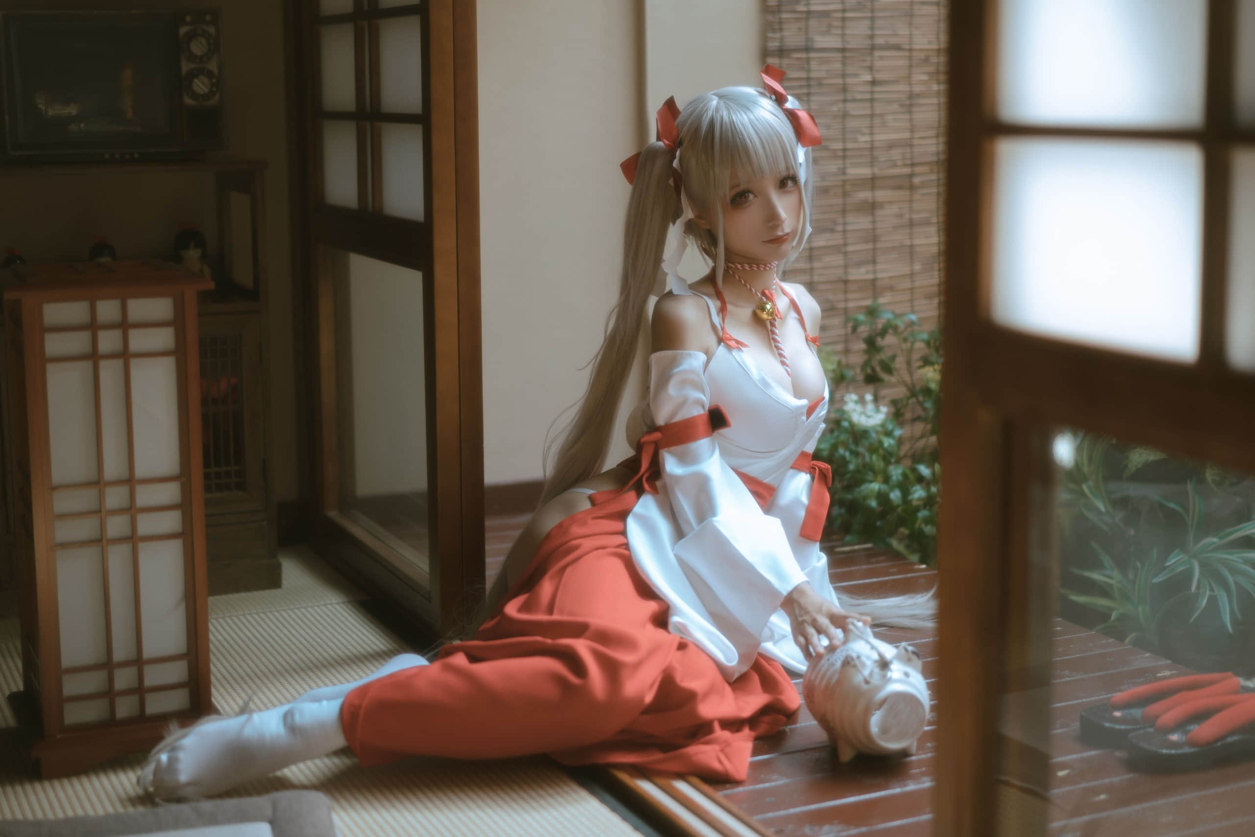 蠢沫沫 - かわいい 巫女 + かわいい ウェディングドレス + かわいい 紳士版