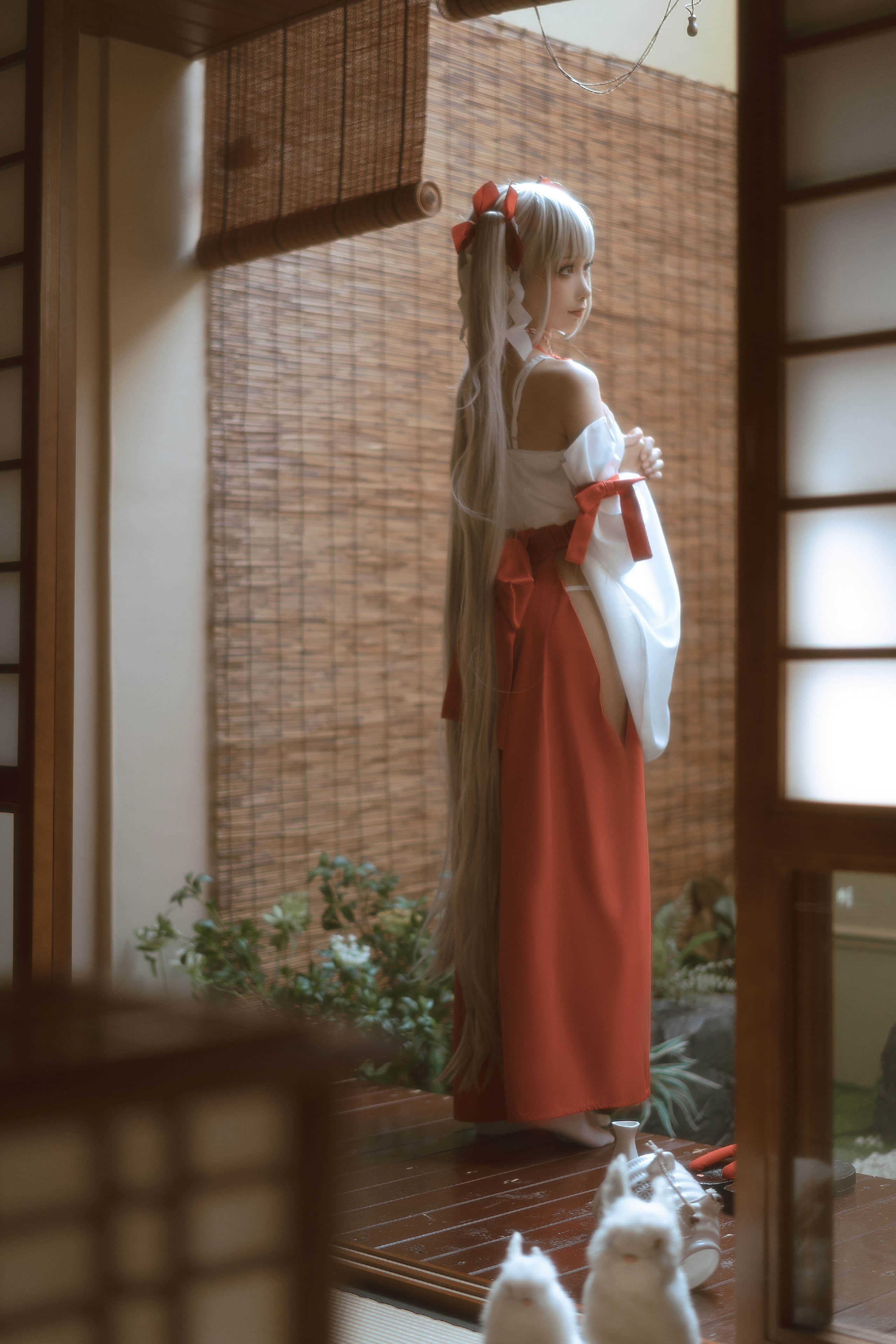 蠢沫沫 - かわいい 巫女 + かわいい ウェディングドレス + かわいい 紳士版