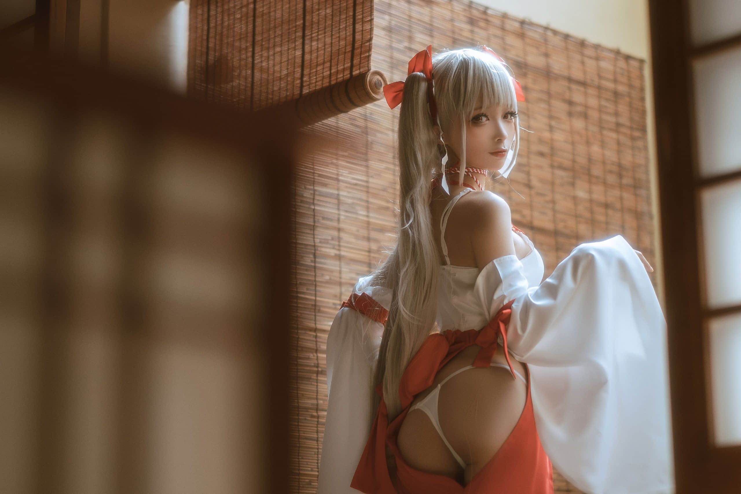 蠢沫沫 - かわいい 巫女 + かわいい ウェディングドレス + かわいい 紳士版