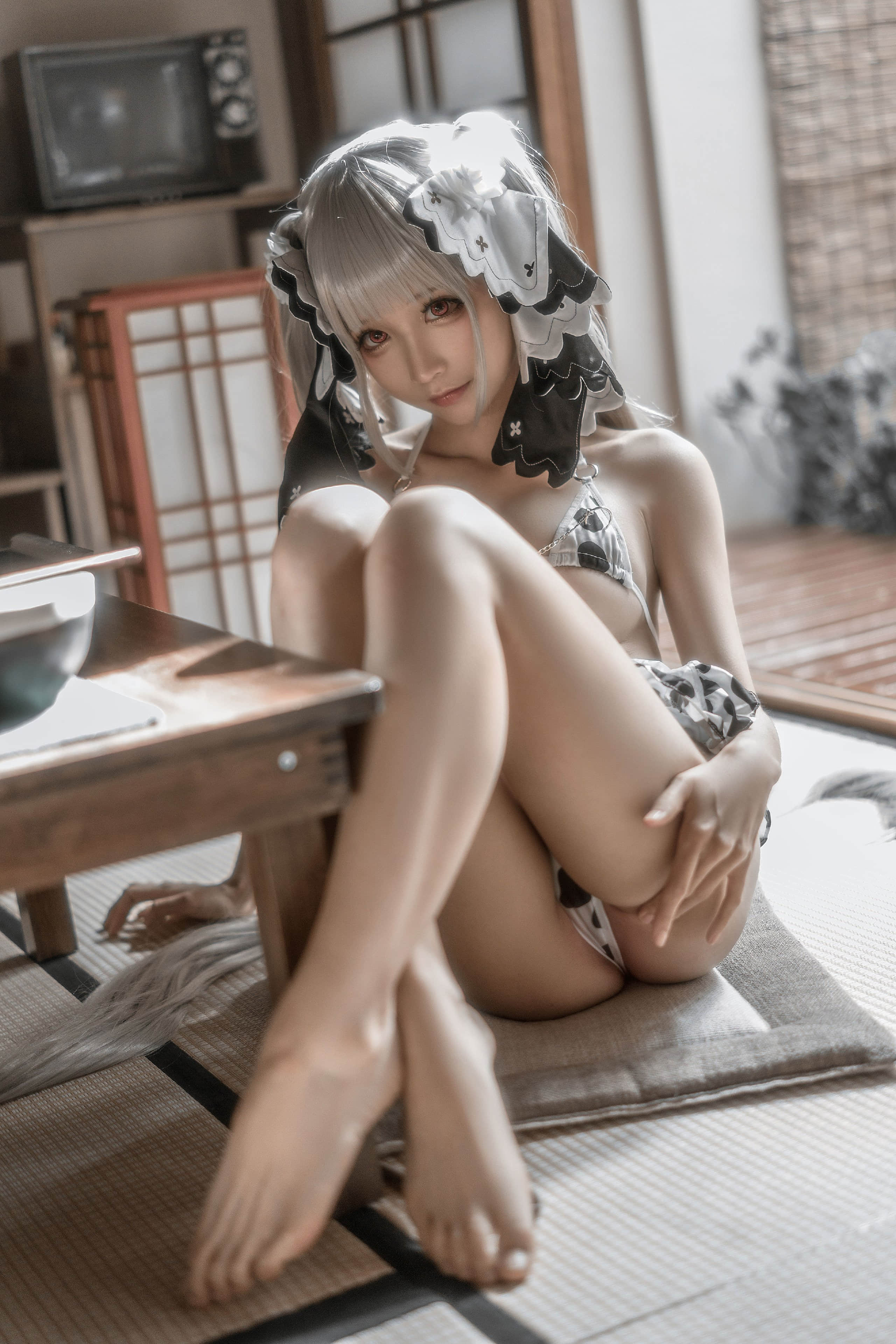 蠢모모 - 무서운 무녀 + 무서운 웨딩 드레스 + 무서운 신사 버전