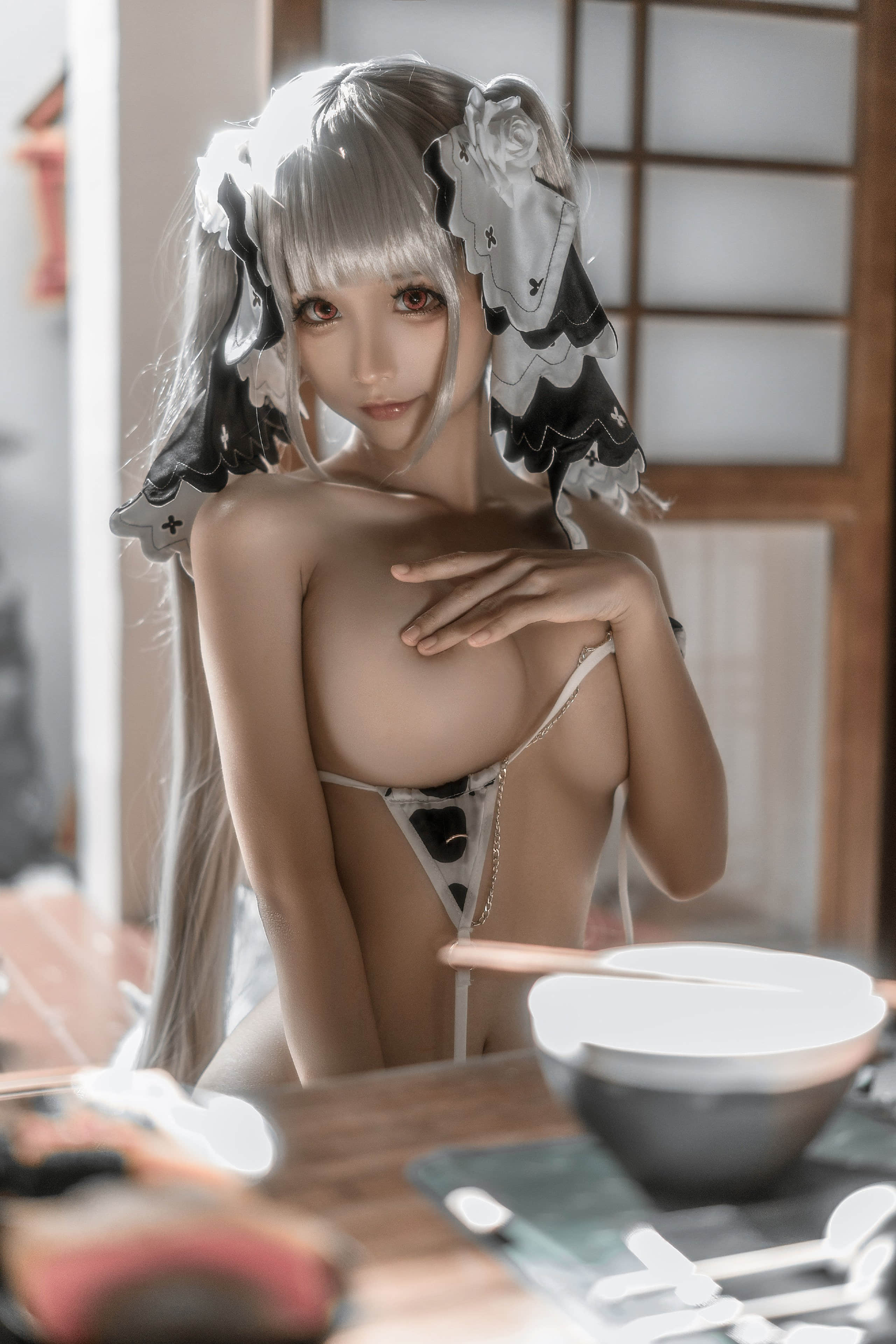 Chun Mo Mo - Fearsome Miko + Fearsome Wedding Dress + Fearsome Gentleman Version