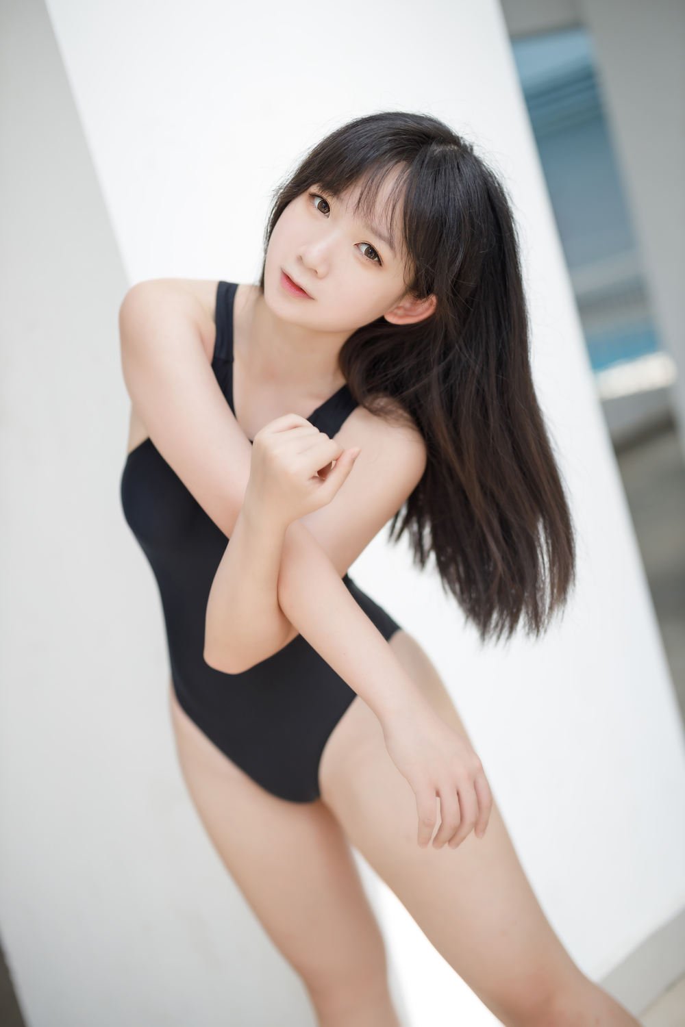 桜落ちゃん w プール競泳