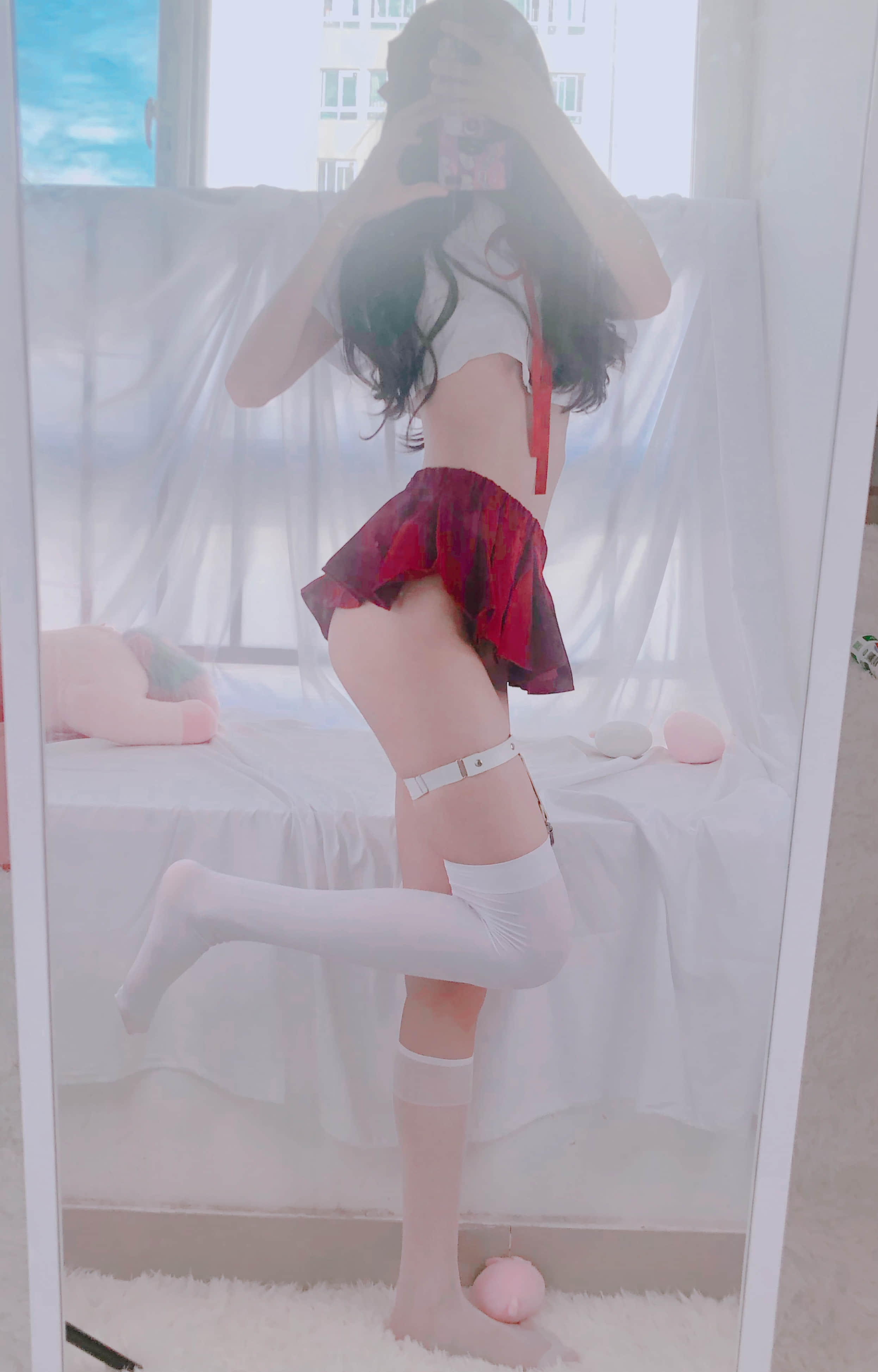 茶狸子(櫻川奈子) - 超色气JK少女 + 12V