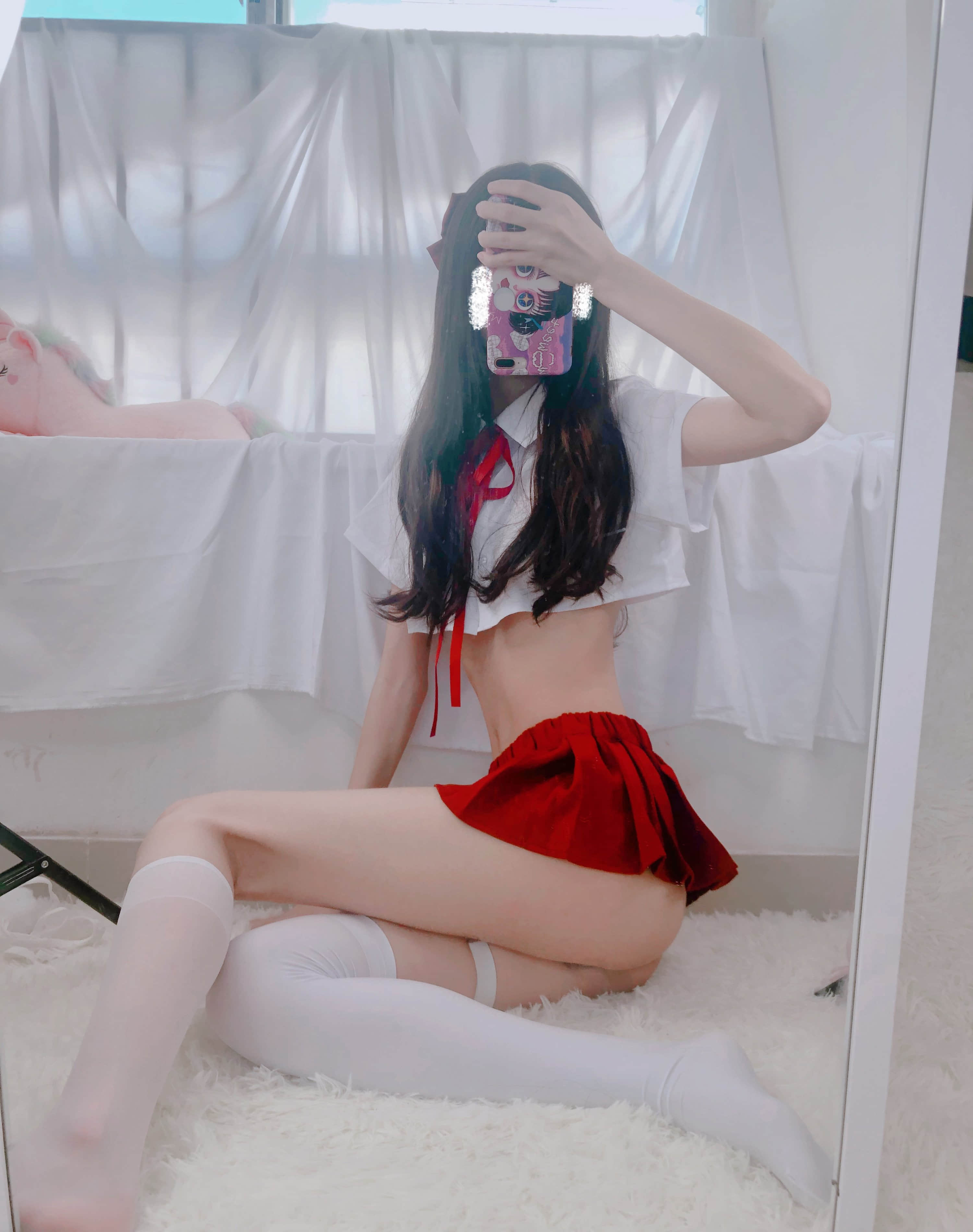 茶狸子(櫻川奈子) - 超色气JK少女 + 12V