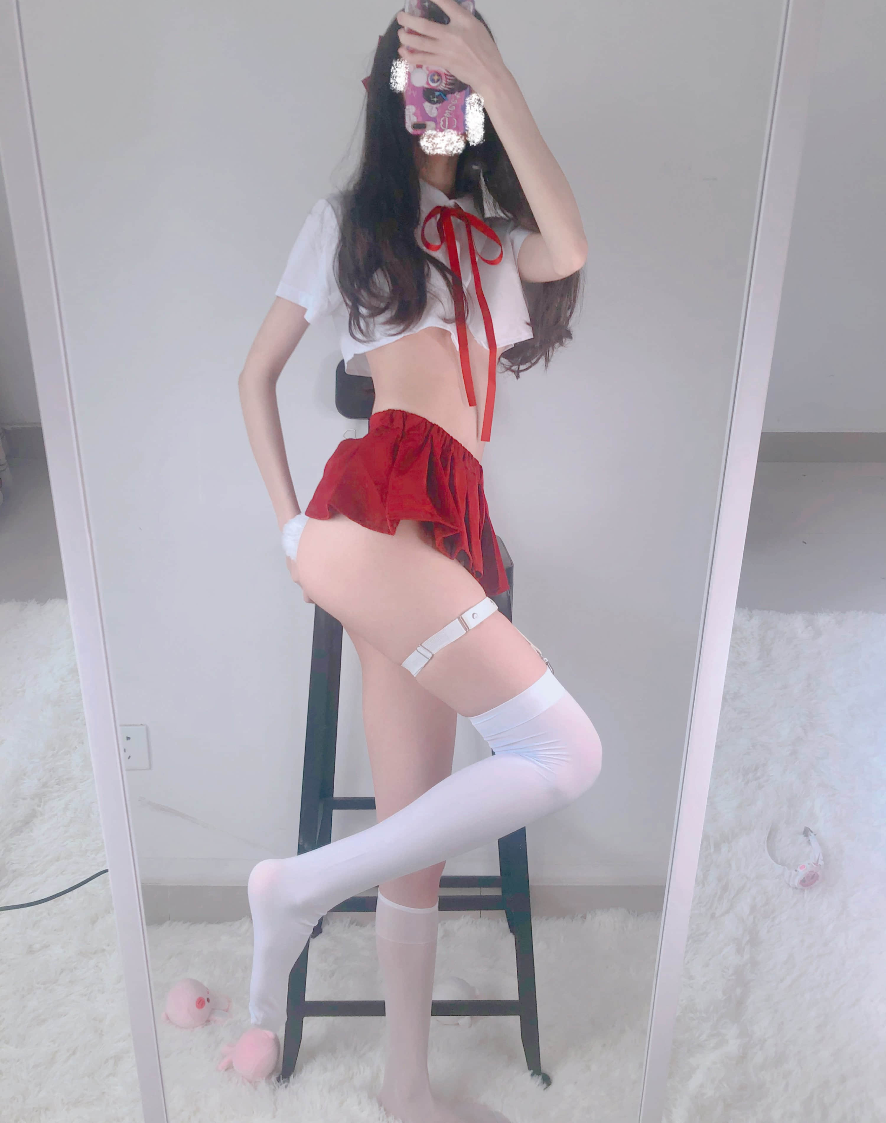 茶狸子(櫻川奈子) - 超色气JK少女 + 12V
