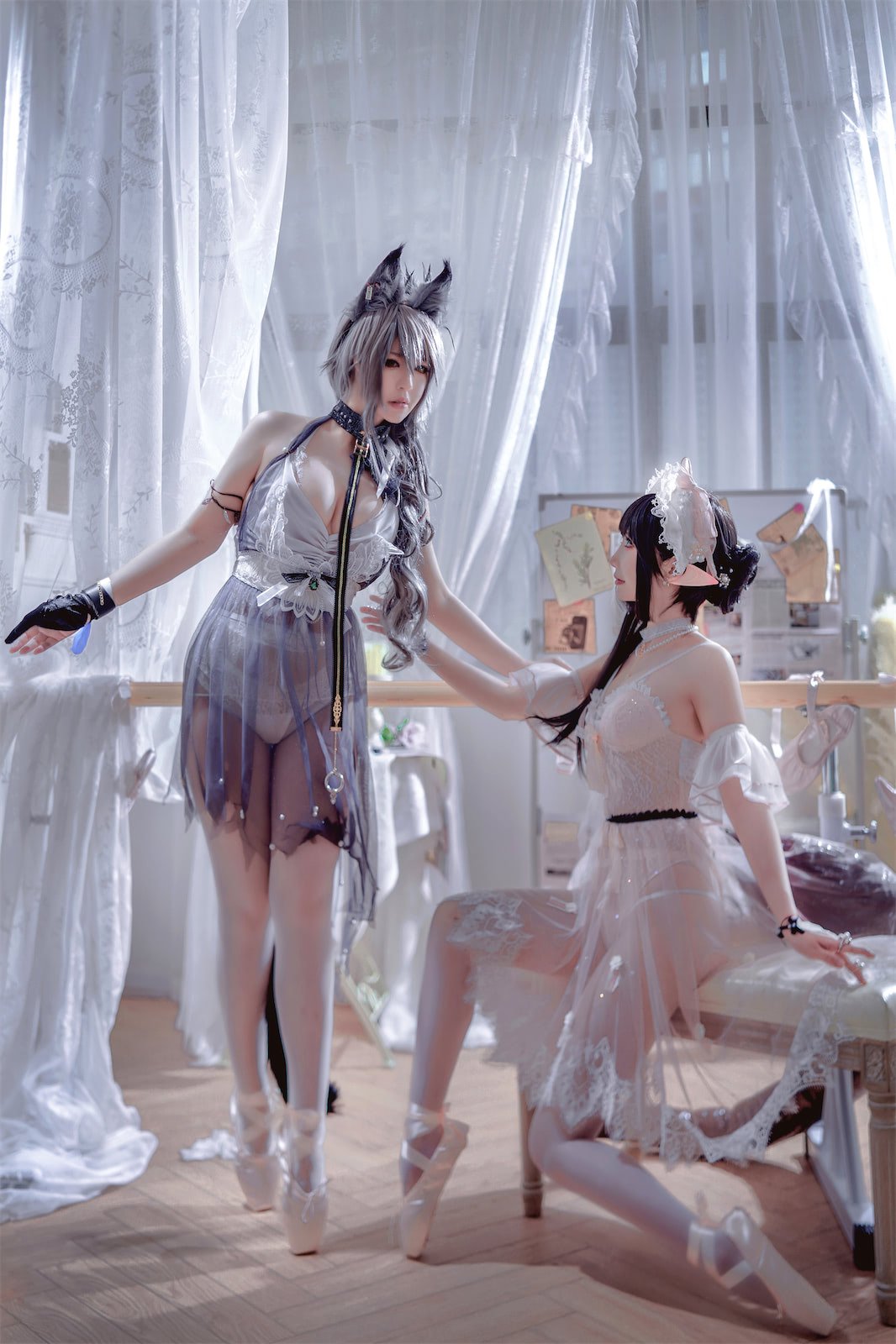 Ban Ban Zi x Mian Bing Xian Er - Arknights Black x Mudrock