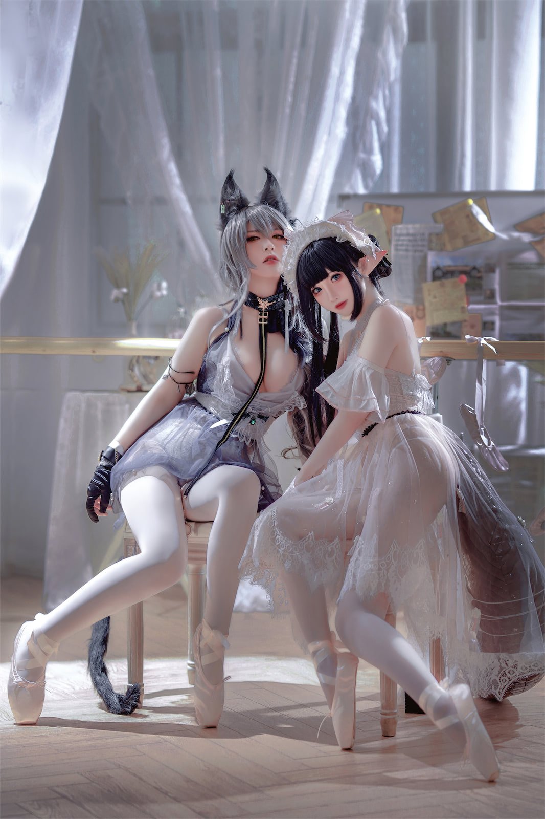 Ban Ban Zi x Mian Bing Xian Er - Arknights Black x Mudrock