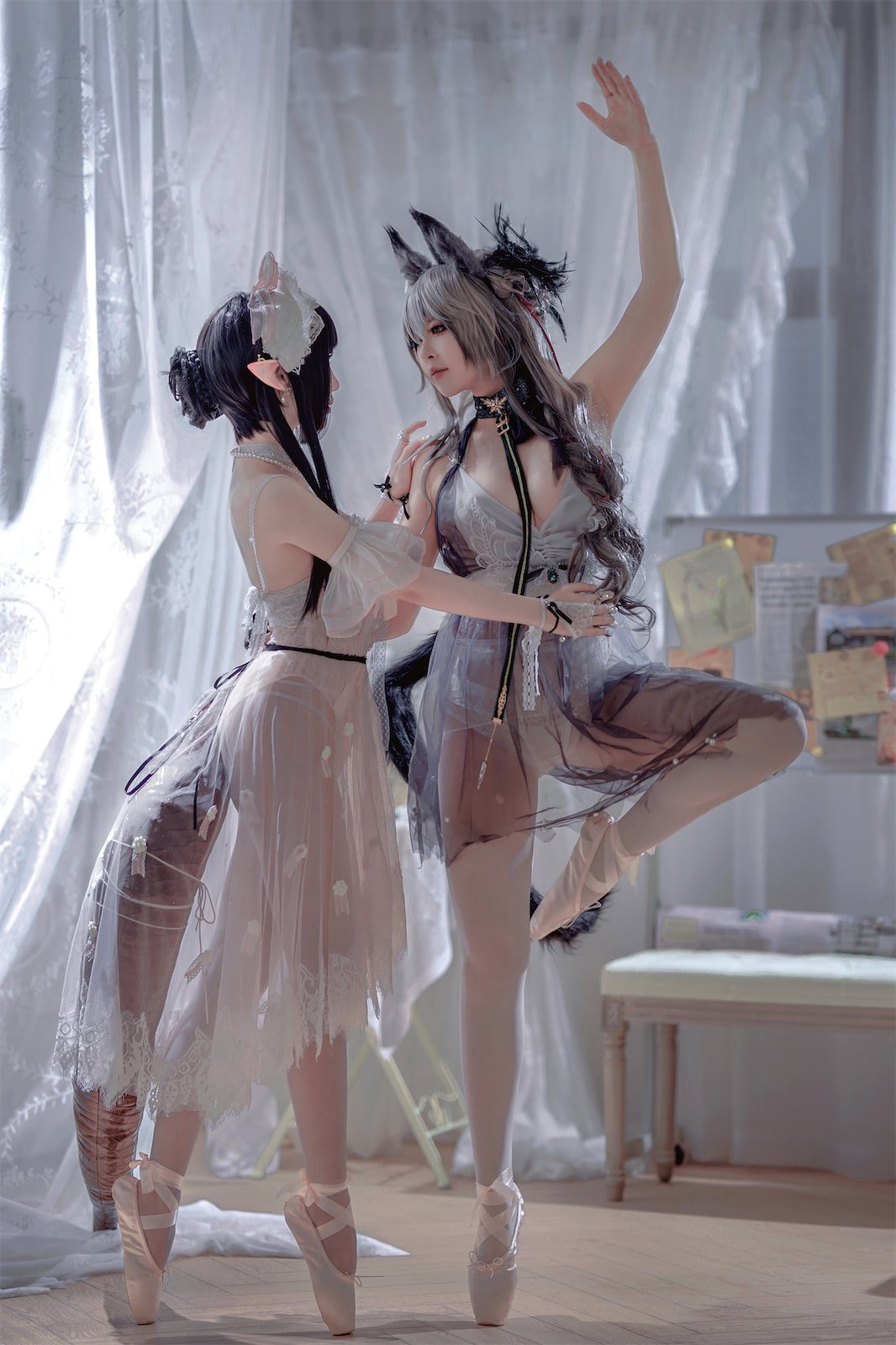 Ban Ban Zi x Mian Bing Xian Er - Arknights Black x Mudrock