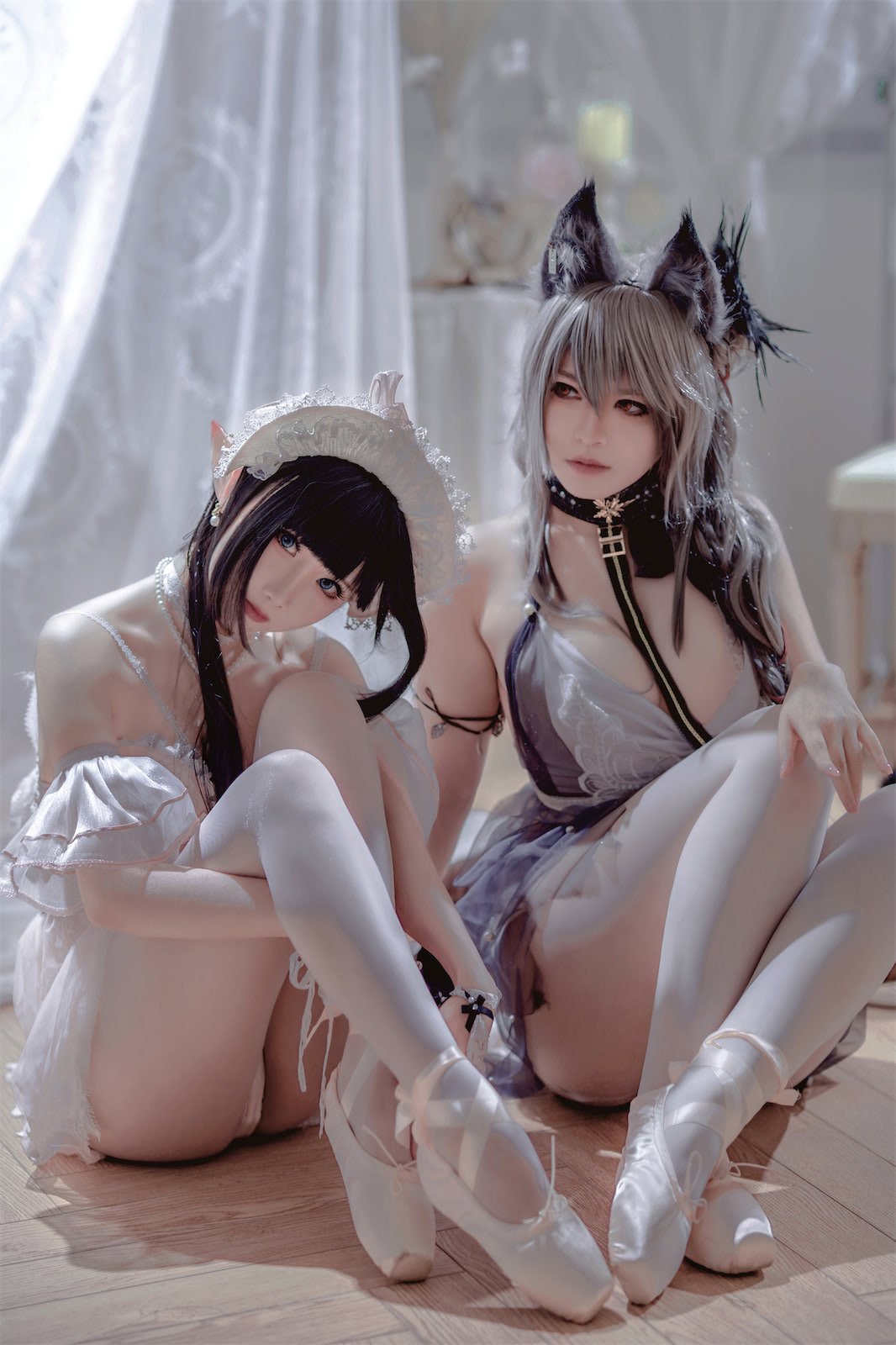Ban Ban Zi x Mian Bing Xian Er - Arknights Black x Mudrock