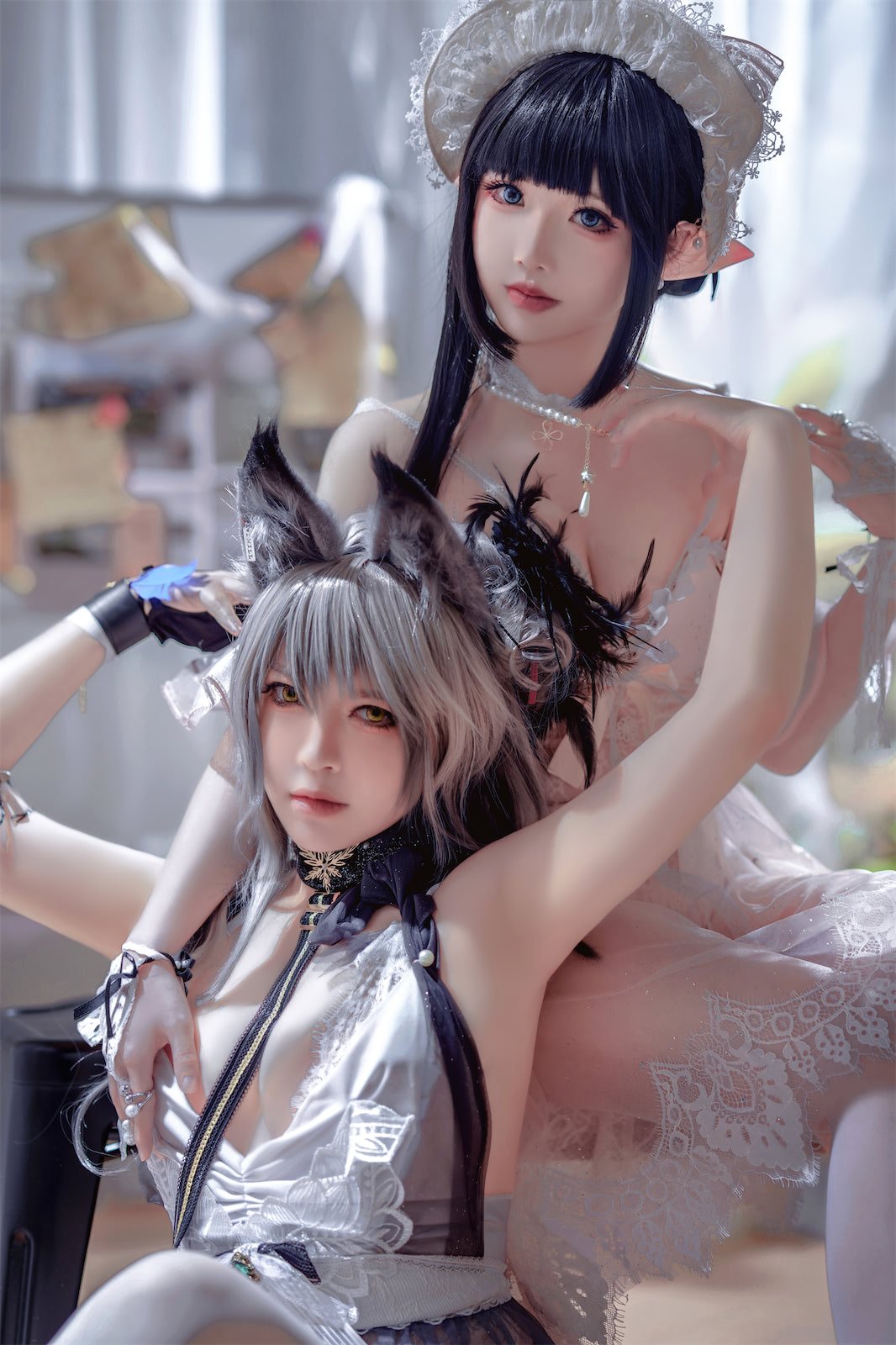 Ban Ban Zi x Mian Bing Xian Er - Arknights Black x Mudrock