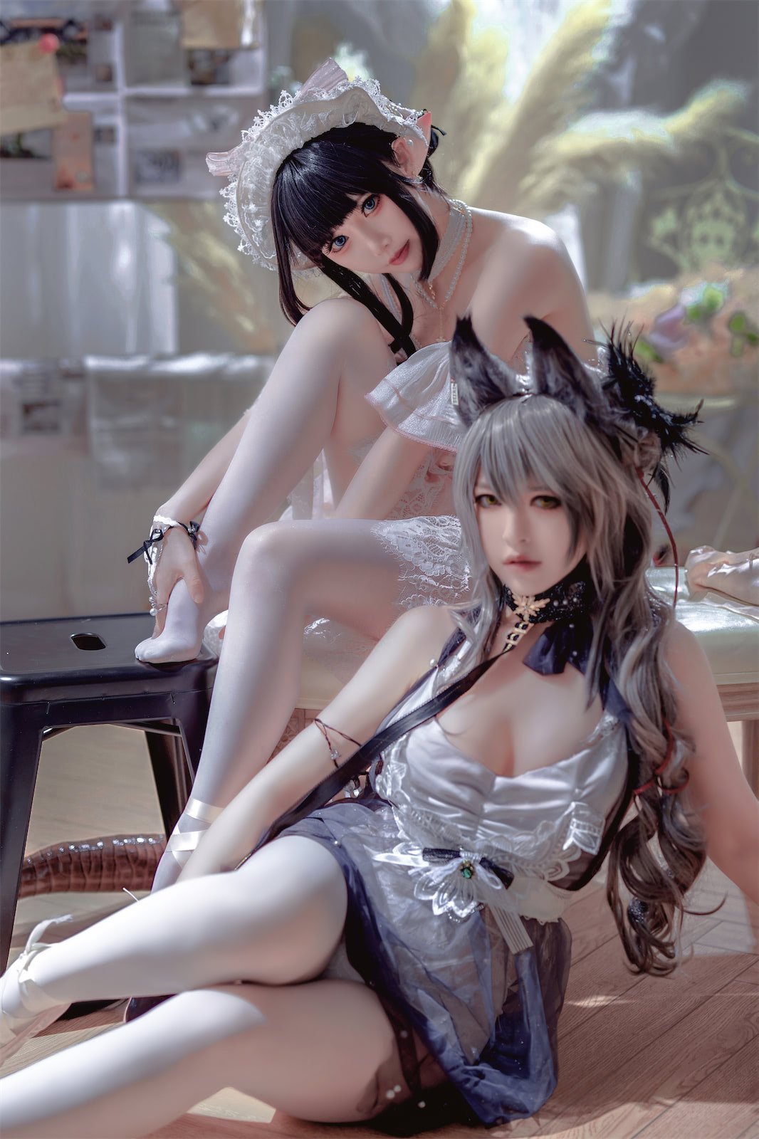 Ban Ban Zi x Mian Bing Xian Er - Arknights Black x Mudrock