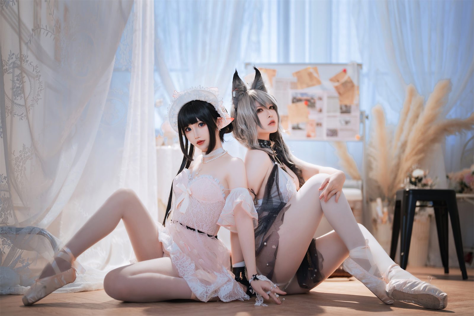 Ban Ban Zi x Mian Bing Xian Er - Arknights Black x Mudrock
