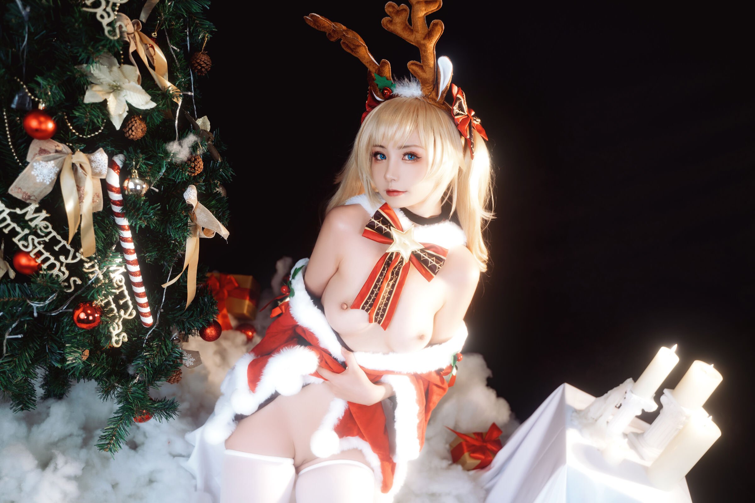 Explosive Machine Girl Miao Xiao Ji & Hua Yin Li Zi - Genshin Christmas Special