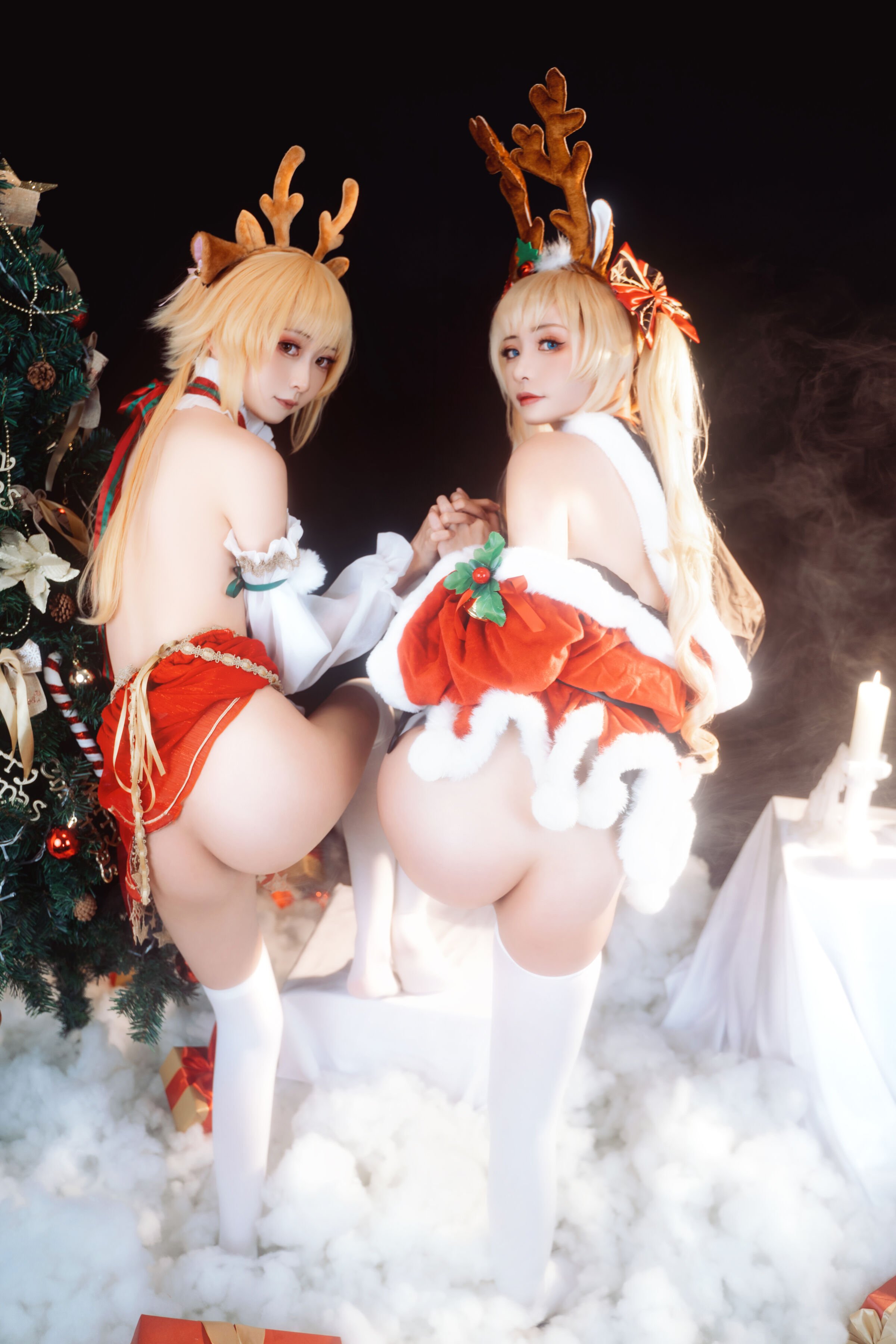 Explosive Machine Girl Miao Xiao Ji & Hua Yin Li Zi - Genshin Christmas Special