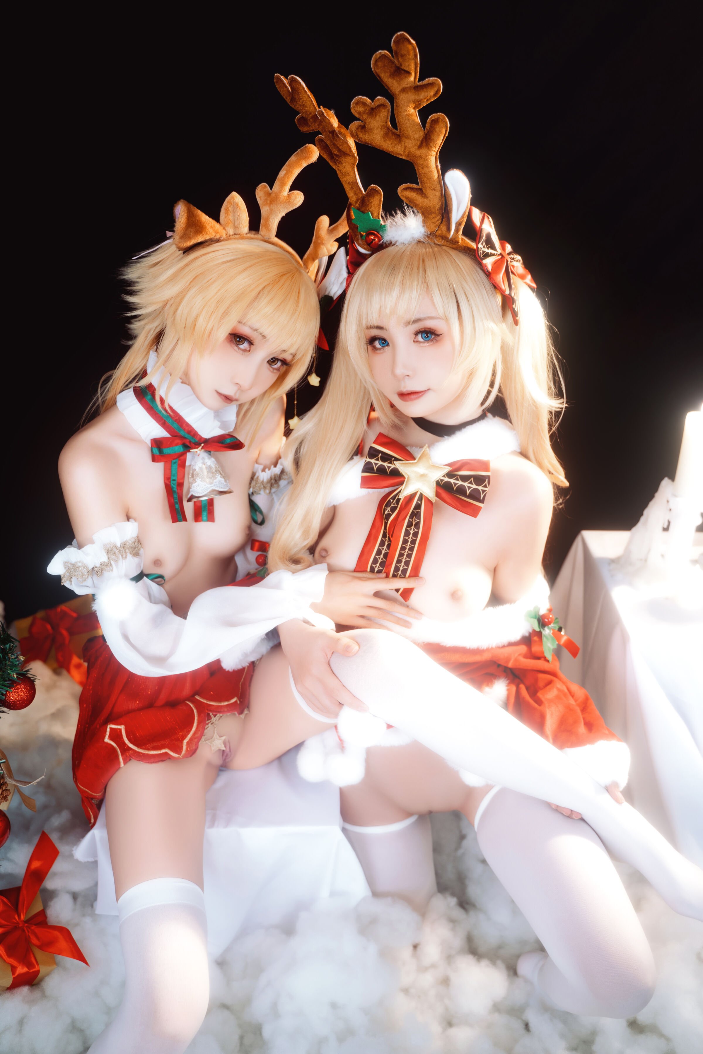 Explosive Machine Girl Miao Xiao Ji & Hua Yin Li Zi - Genshin Christmas Special