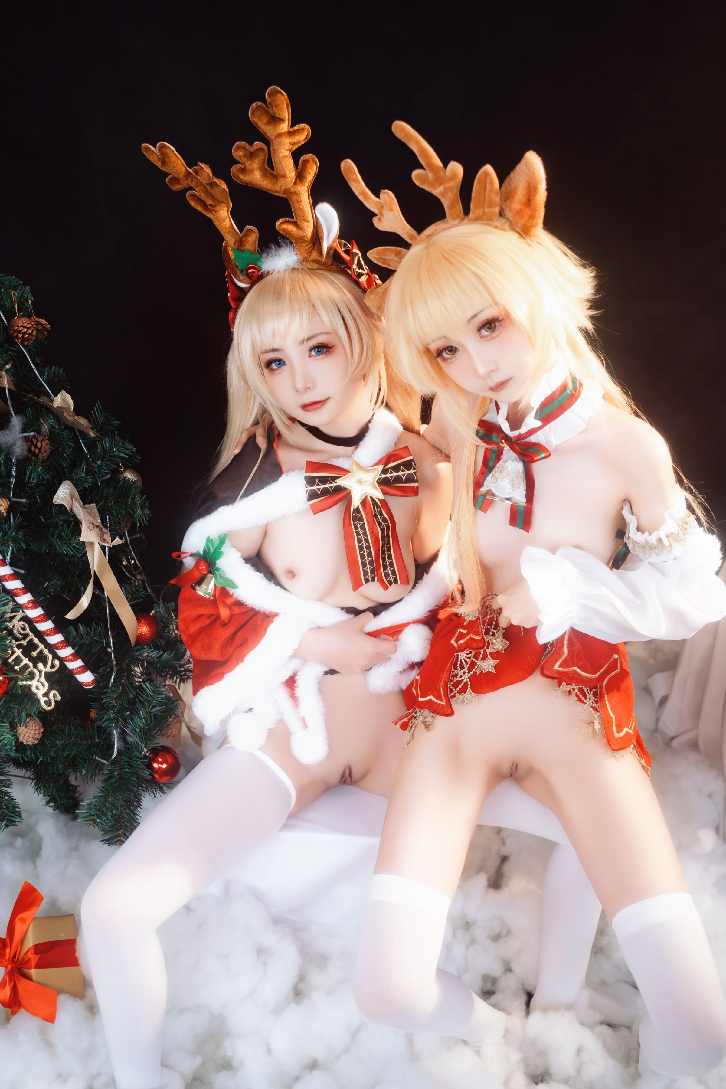 Explosive Machine Girl Miao Xiao Ji & Hua Yin Li Zi - Genshin Christmas Special