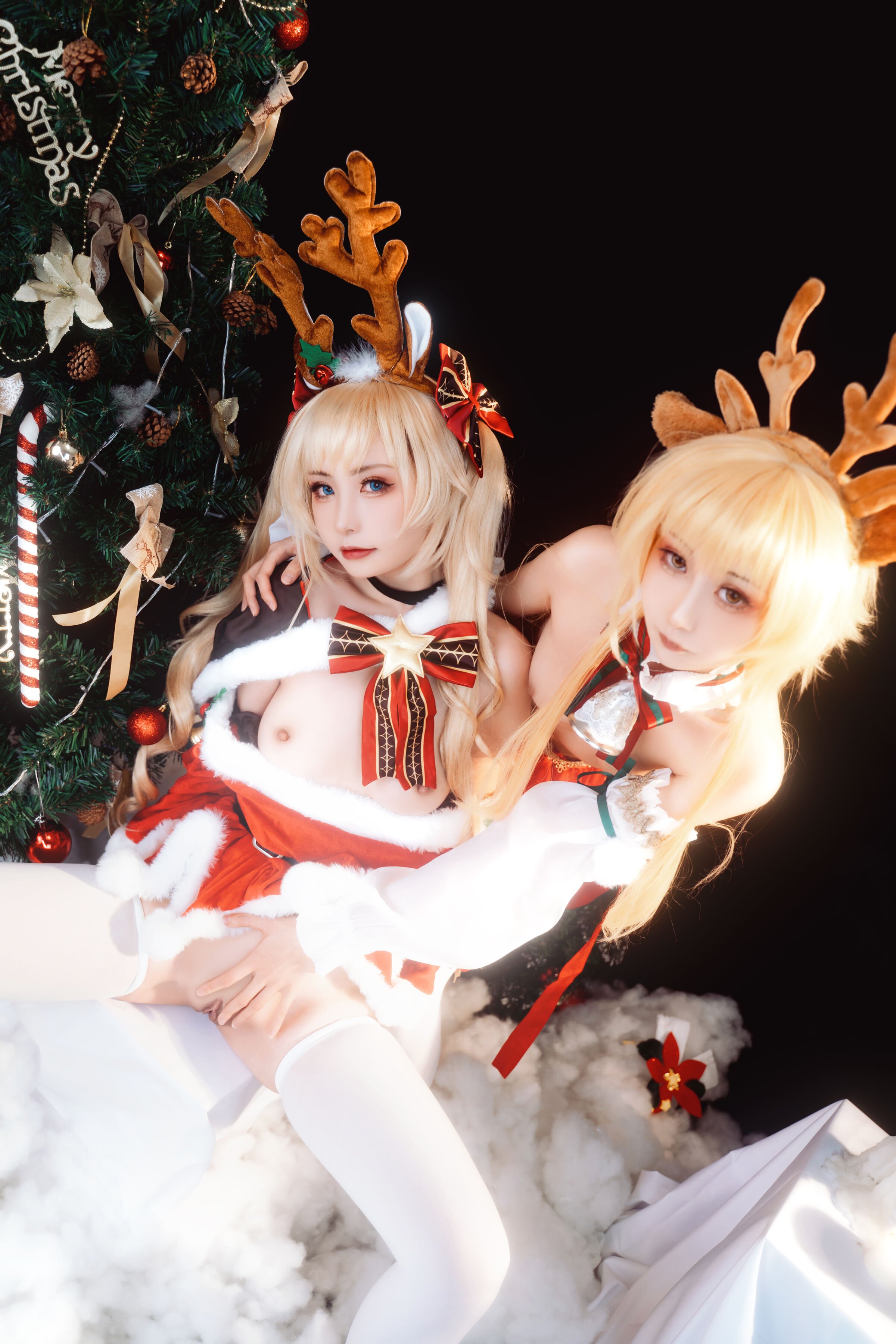 Explosive Machine Girl Miao Xiao Ji & Hua Yin Li Zi - Genshin Christmas Special
