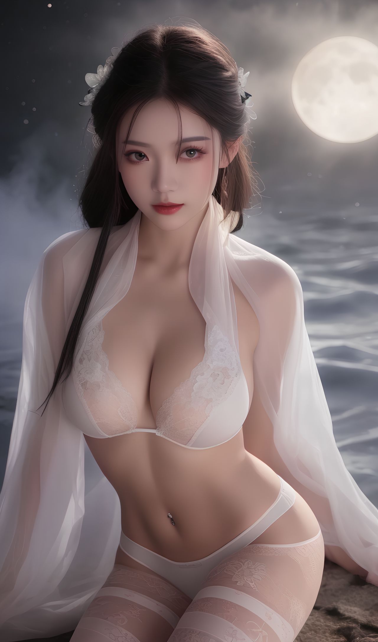 古風情趣裝清秀美女