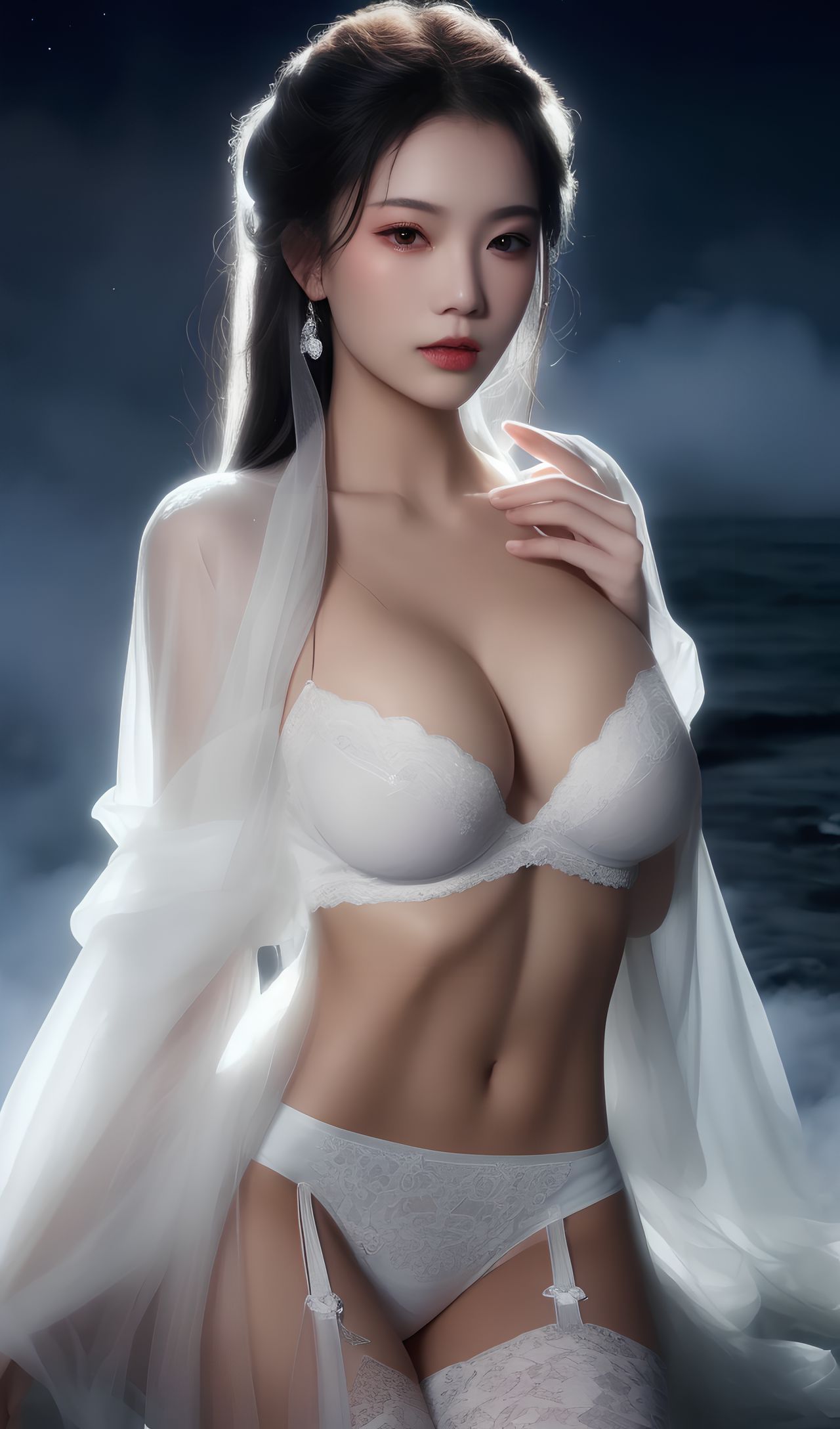 古風情趣裝清秀美女