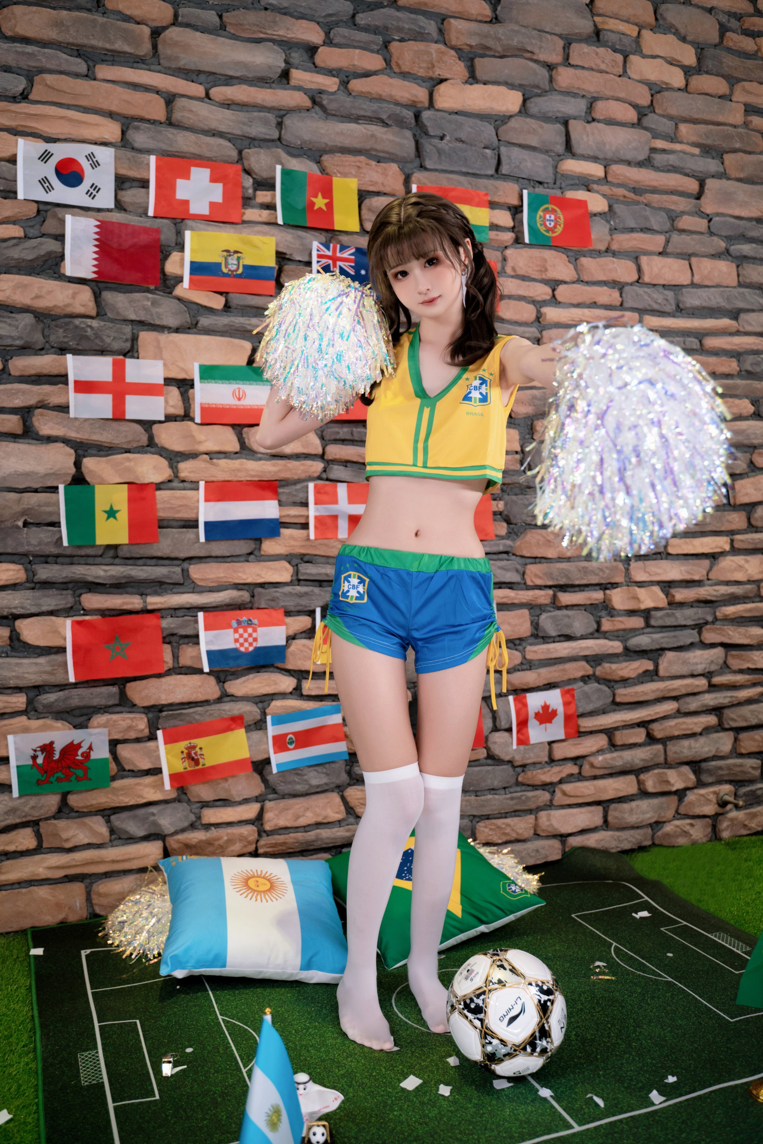 Nekokoyoshi Miao Xiaoji NO.063 Football Babe