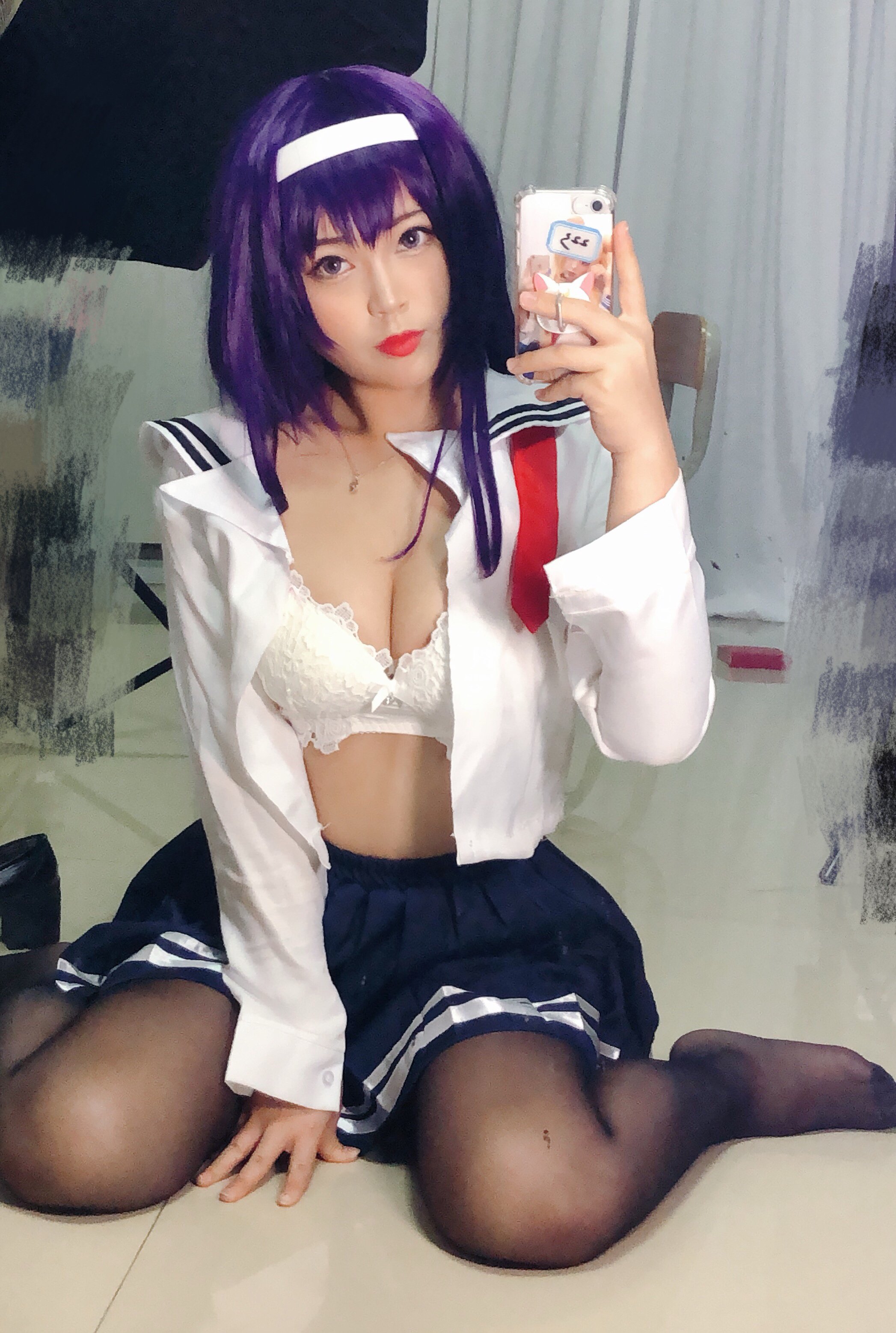 白烨- - 學姐校服自拍