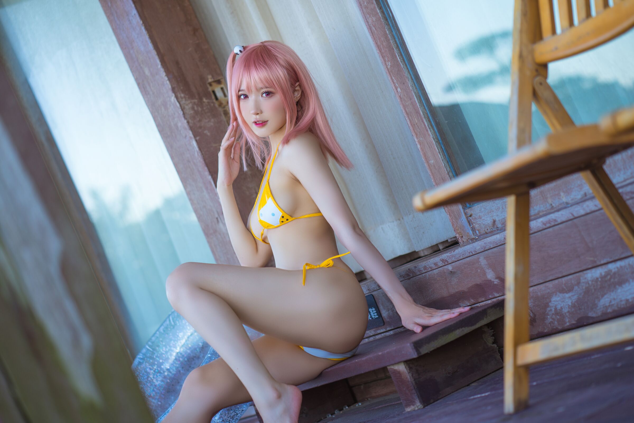 A Bao is also a bunny girl; Dead or Alive collaboration with Azur Lane; Sui Xiang swimsuit.