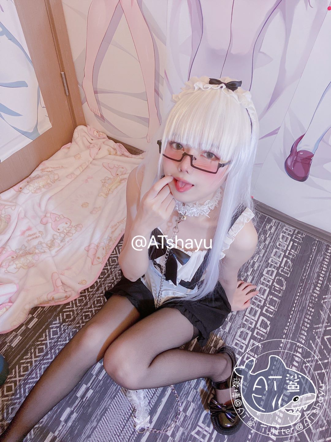AT鲨-女仆开档袜