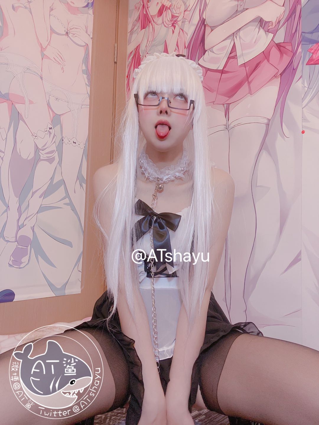 AT鲨-女仆开档袜