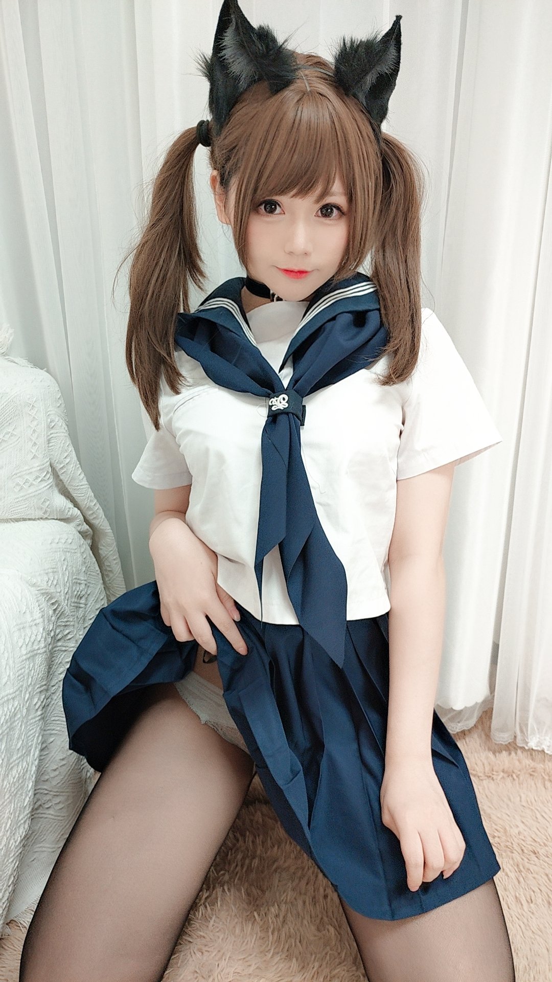 ニャコ喵子 - NO.022 セーラー服自撮り