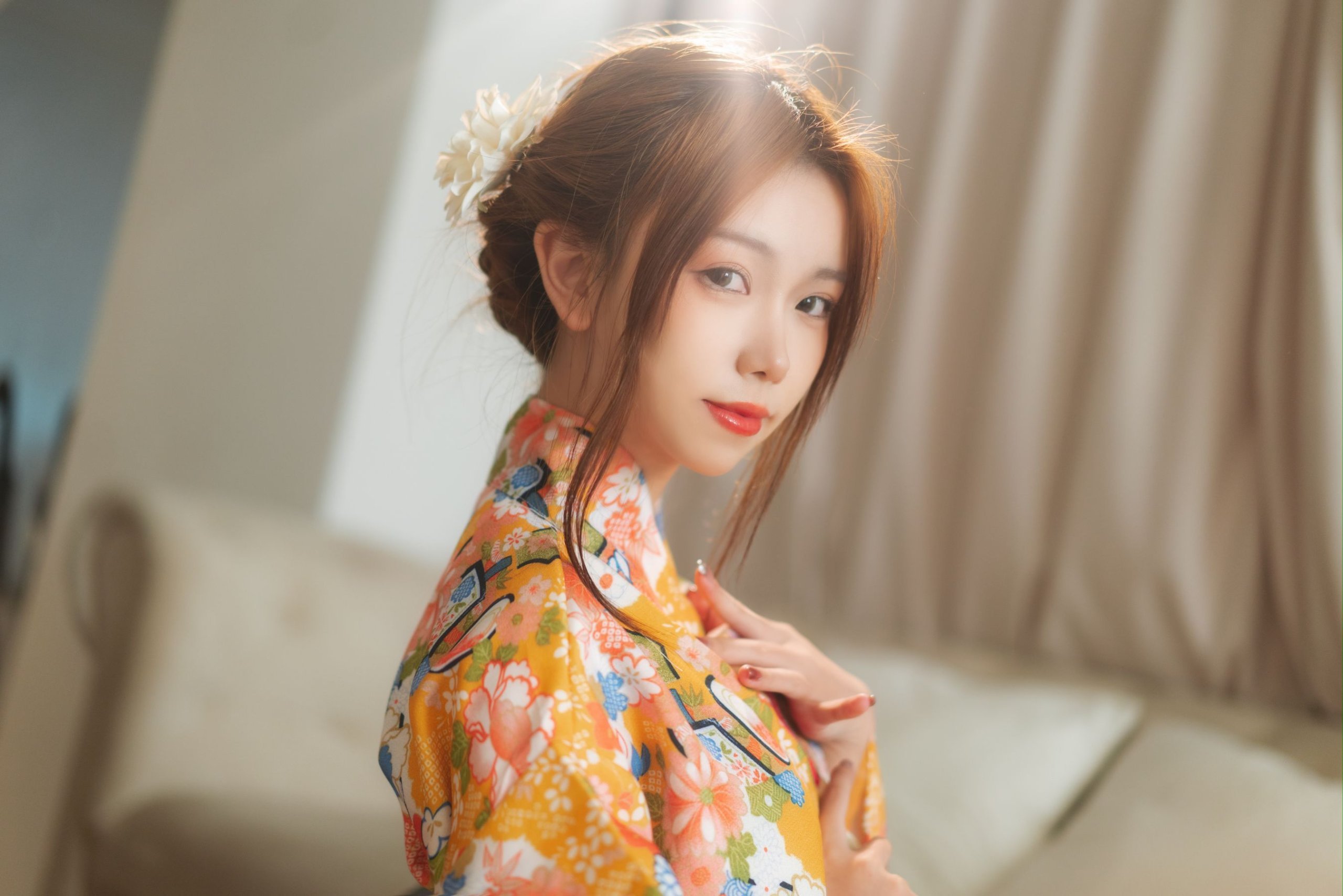 一北亦北] Kimono Swimsuit