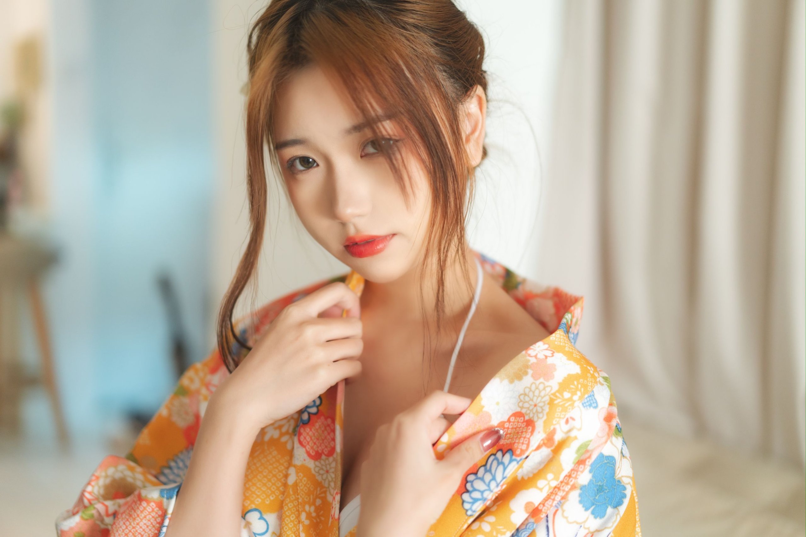 一北亦北] Kimono Swimsuit