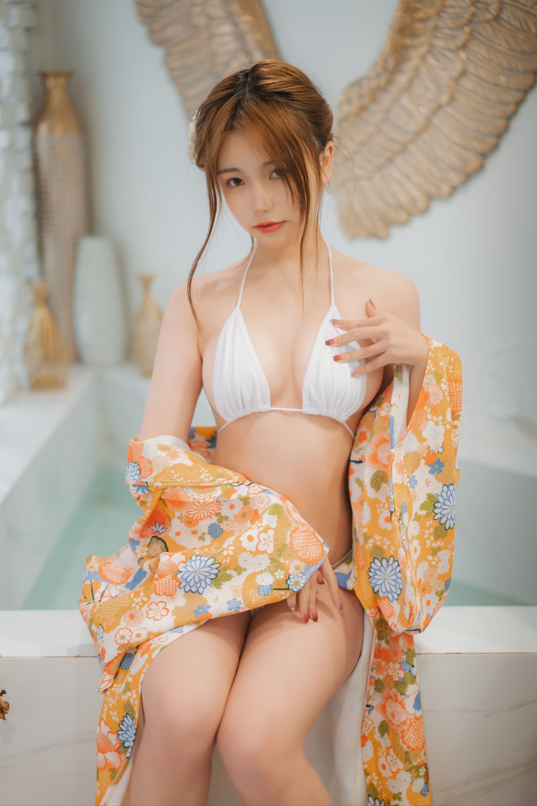 一北亦北] Kimono Swimsuit