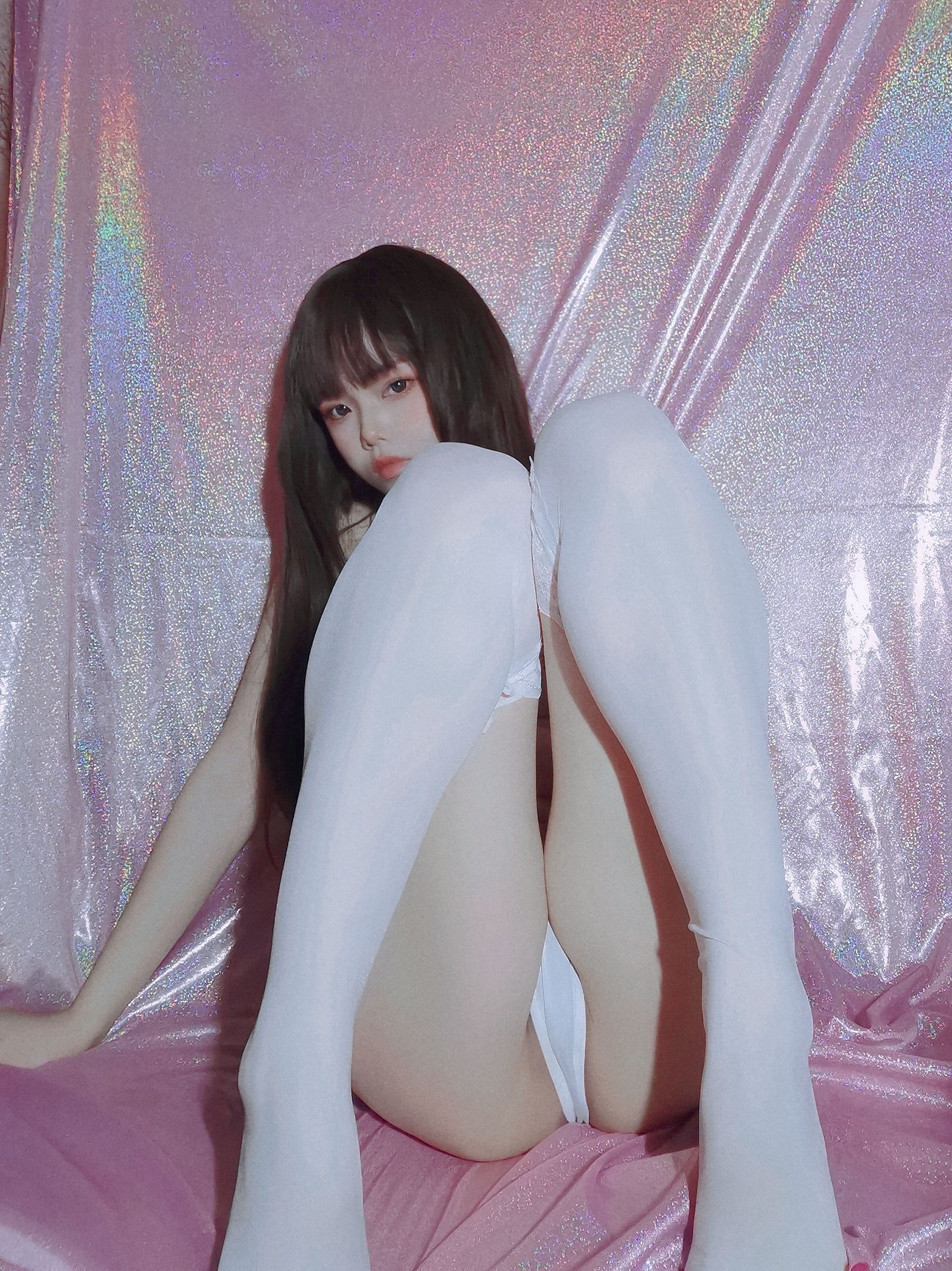 七月喵子] 粉嫩水手服