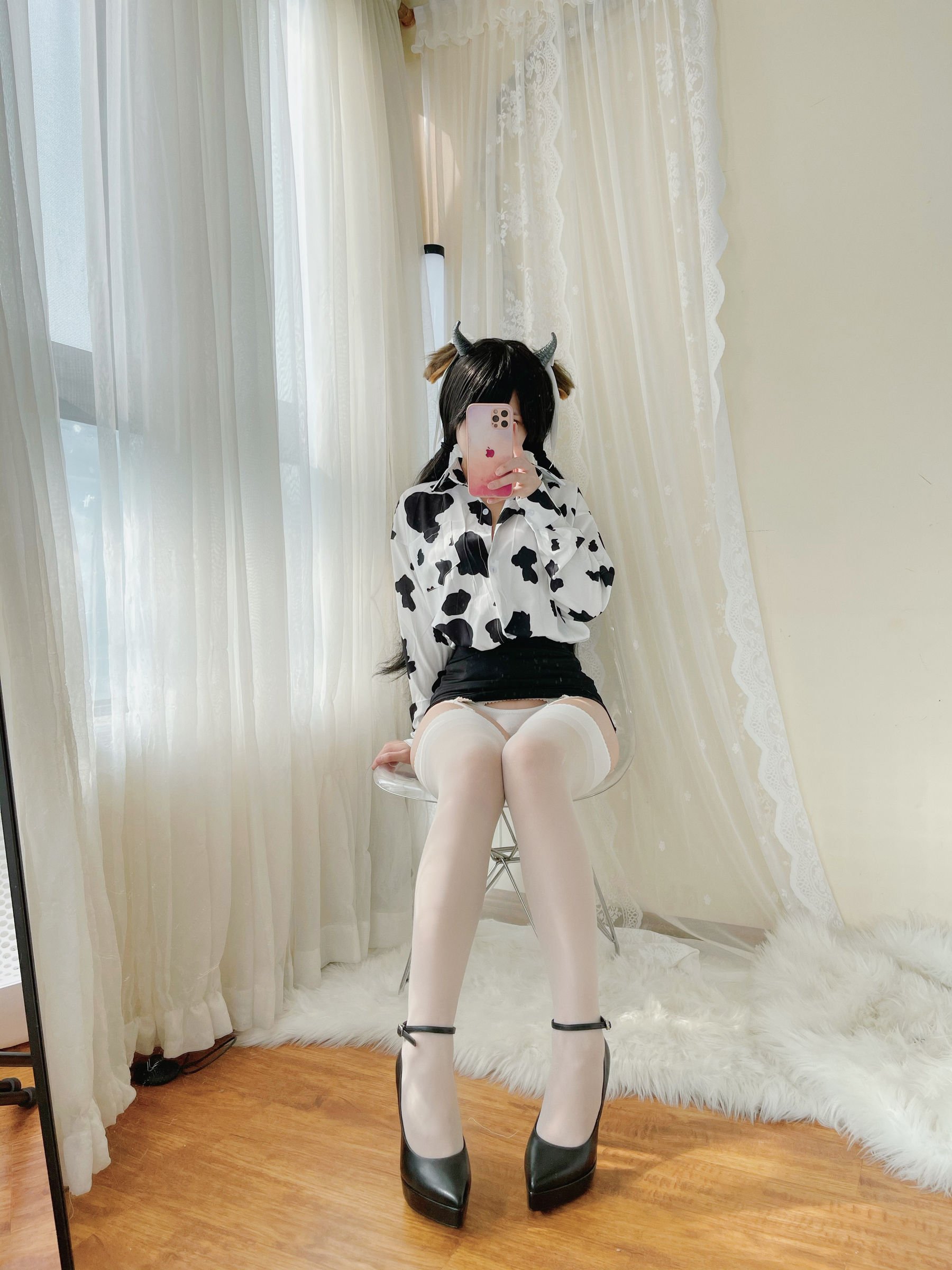 小倉千代w] 奶牛襯衣