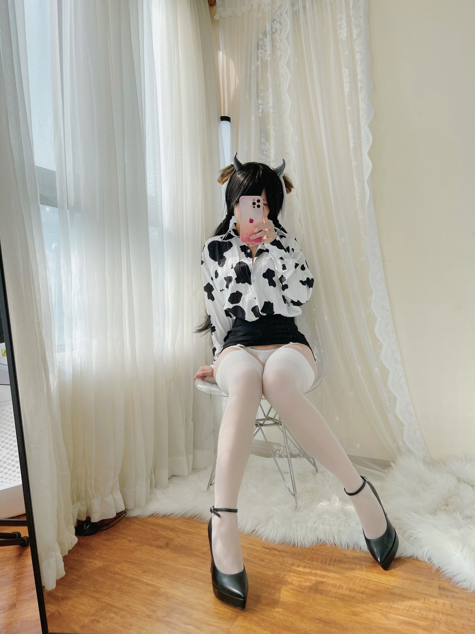 小倉千代w] 奶牛襯衣
