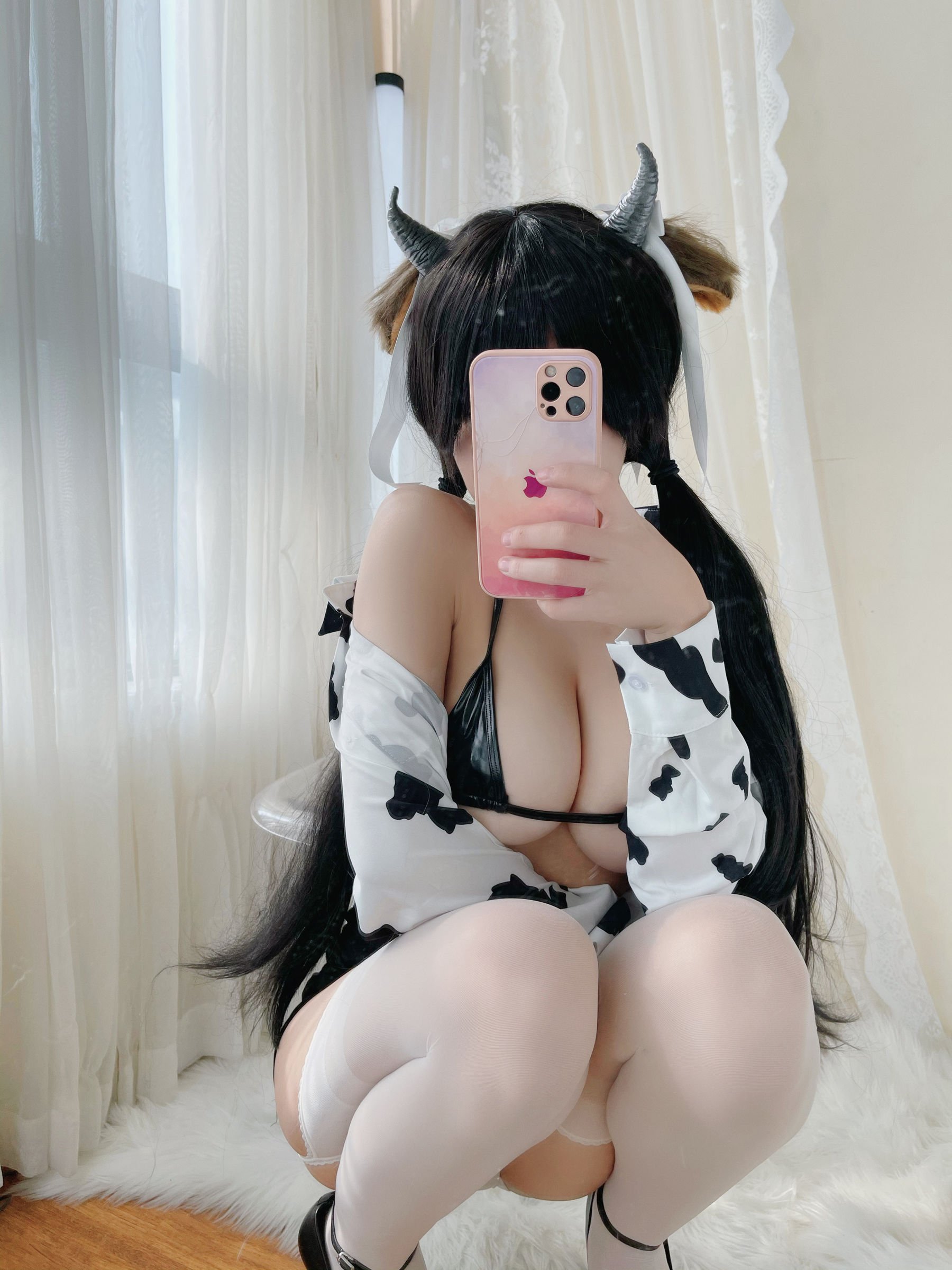 小倉千代w] 奶牛襯衣