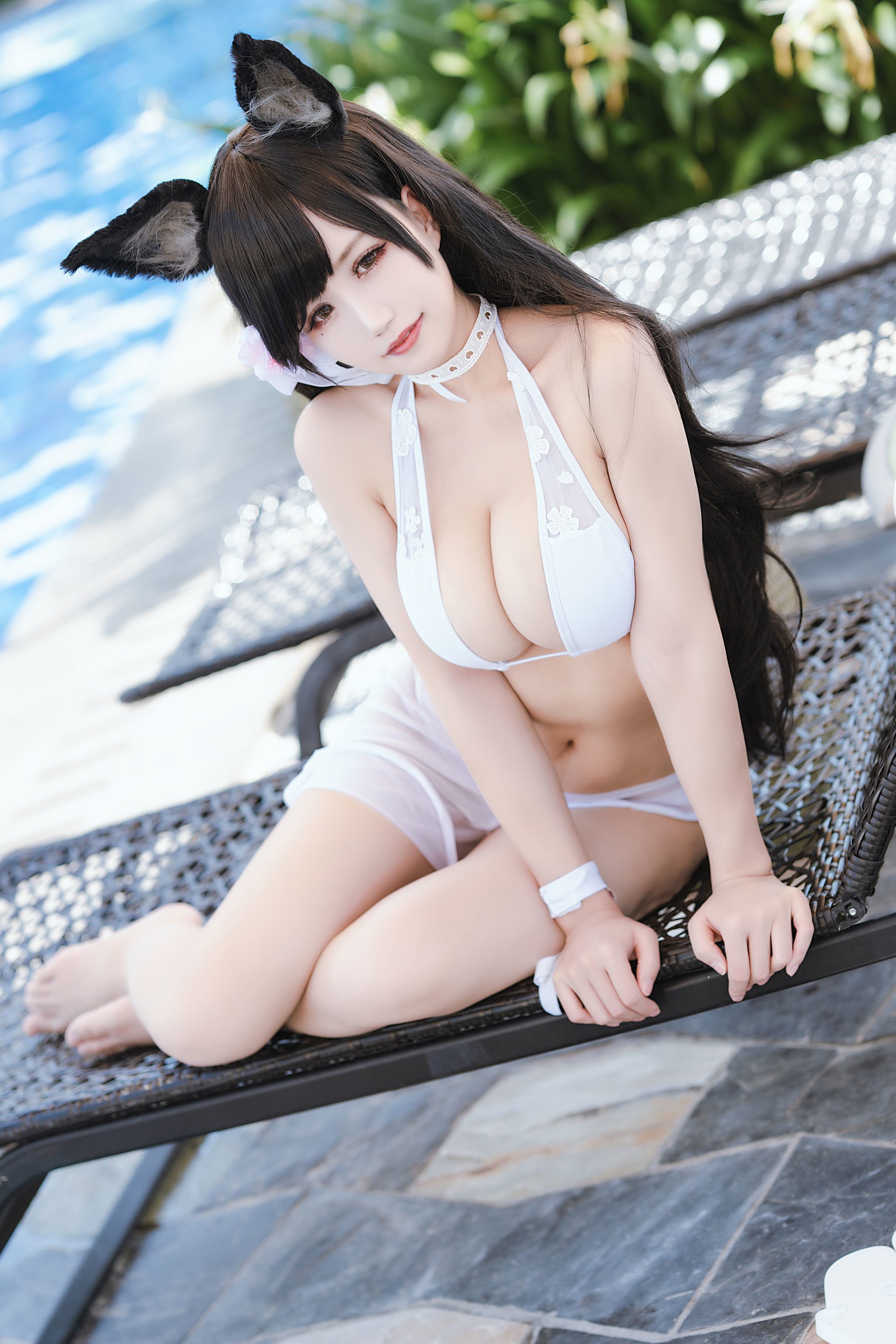 小倉千代w] 艦長愛宕泳裝