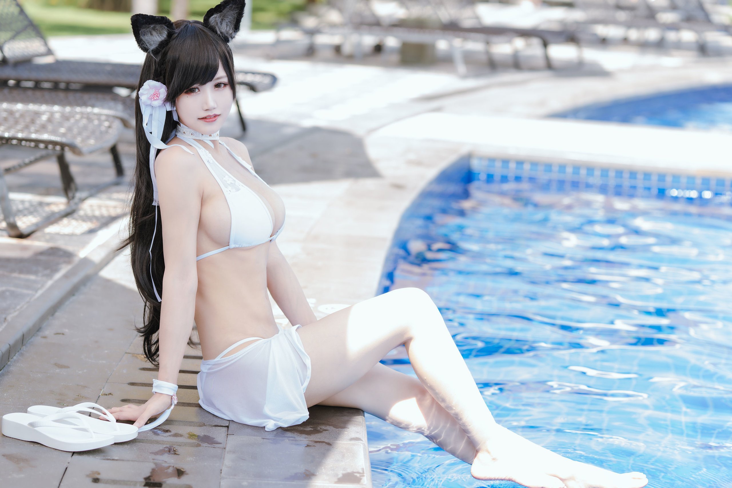 小倉千代w] 艦長愛宕泳裝