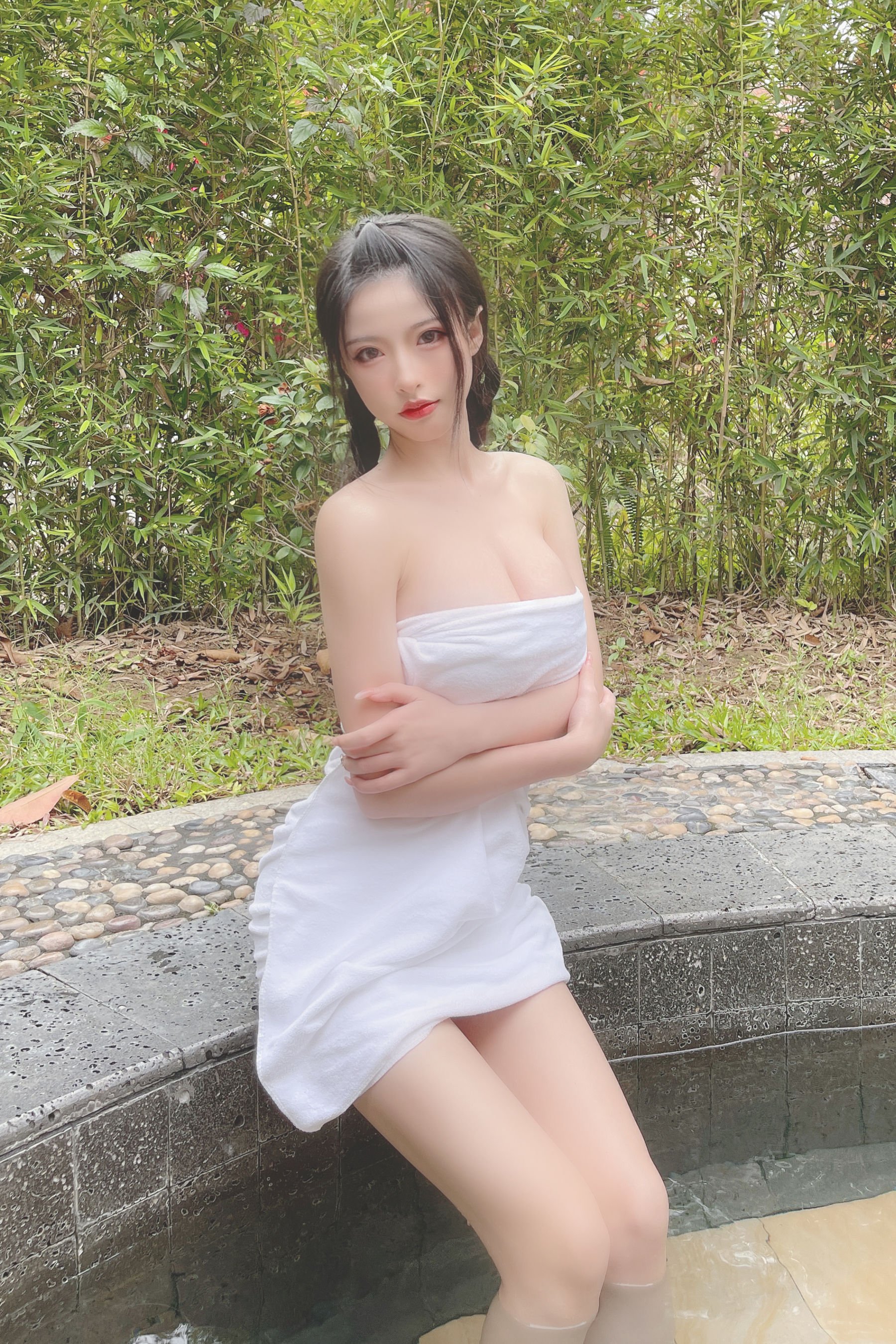 ชิมิซึ ยูโนะ] ผ้าขนหนูออนเซ็น