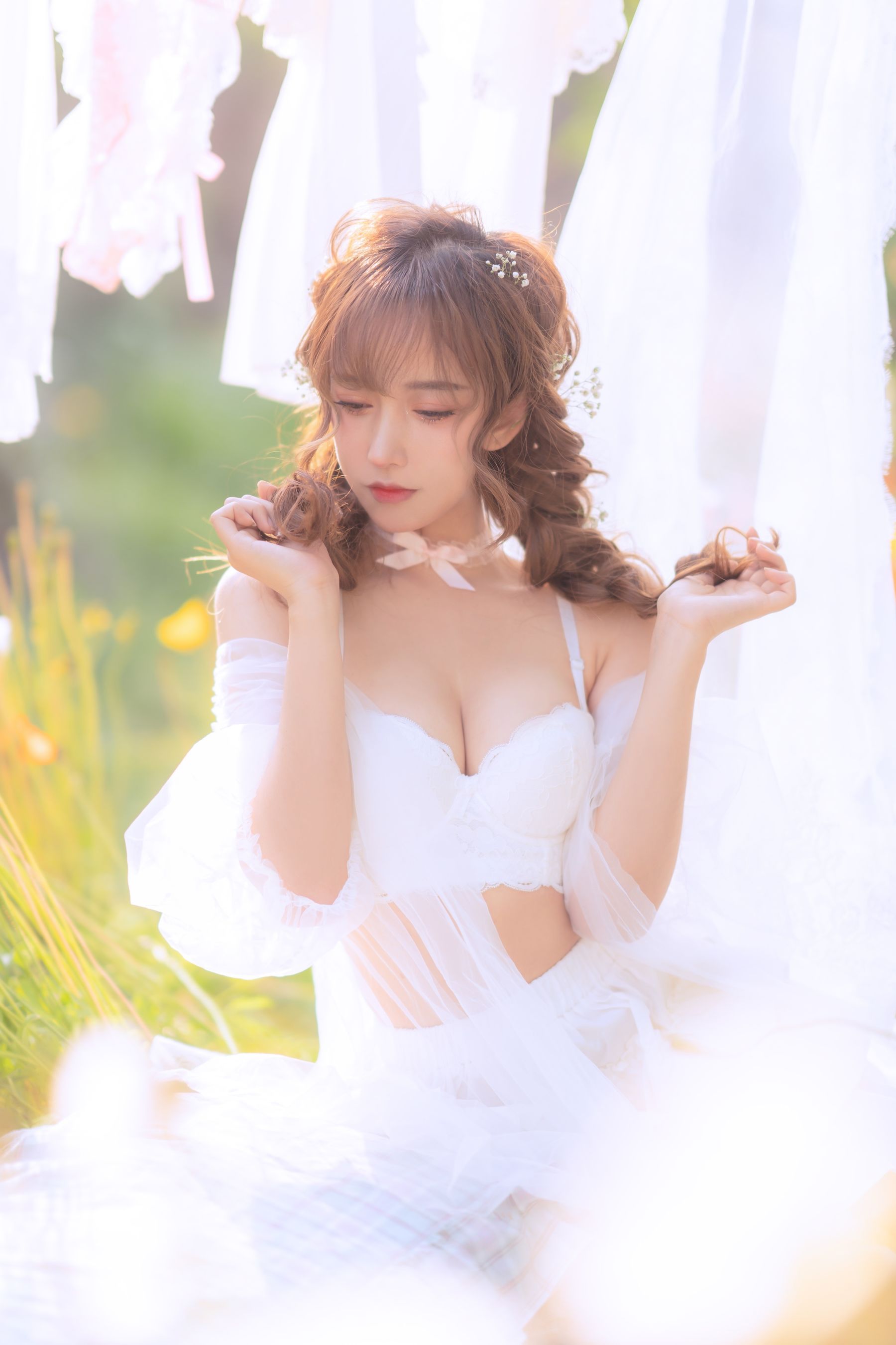過期米線線喵] 夏日限定 曬衣服