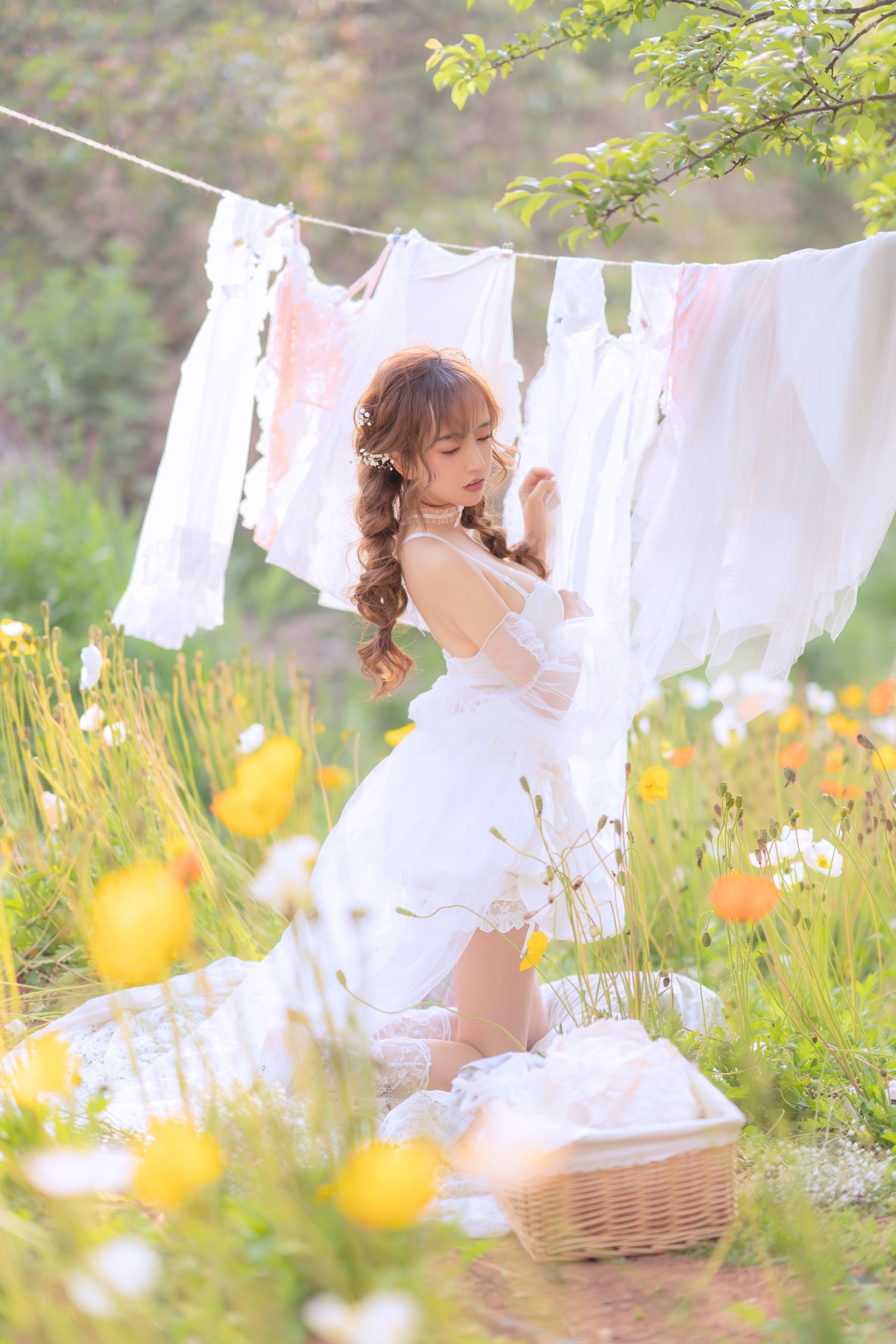 過期米線線喵] 夏日限定 曬衣服