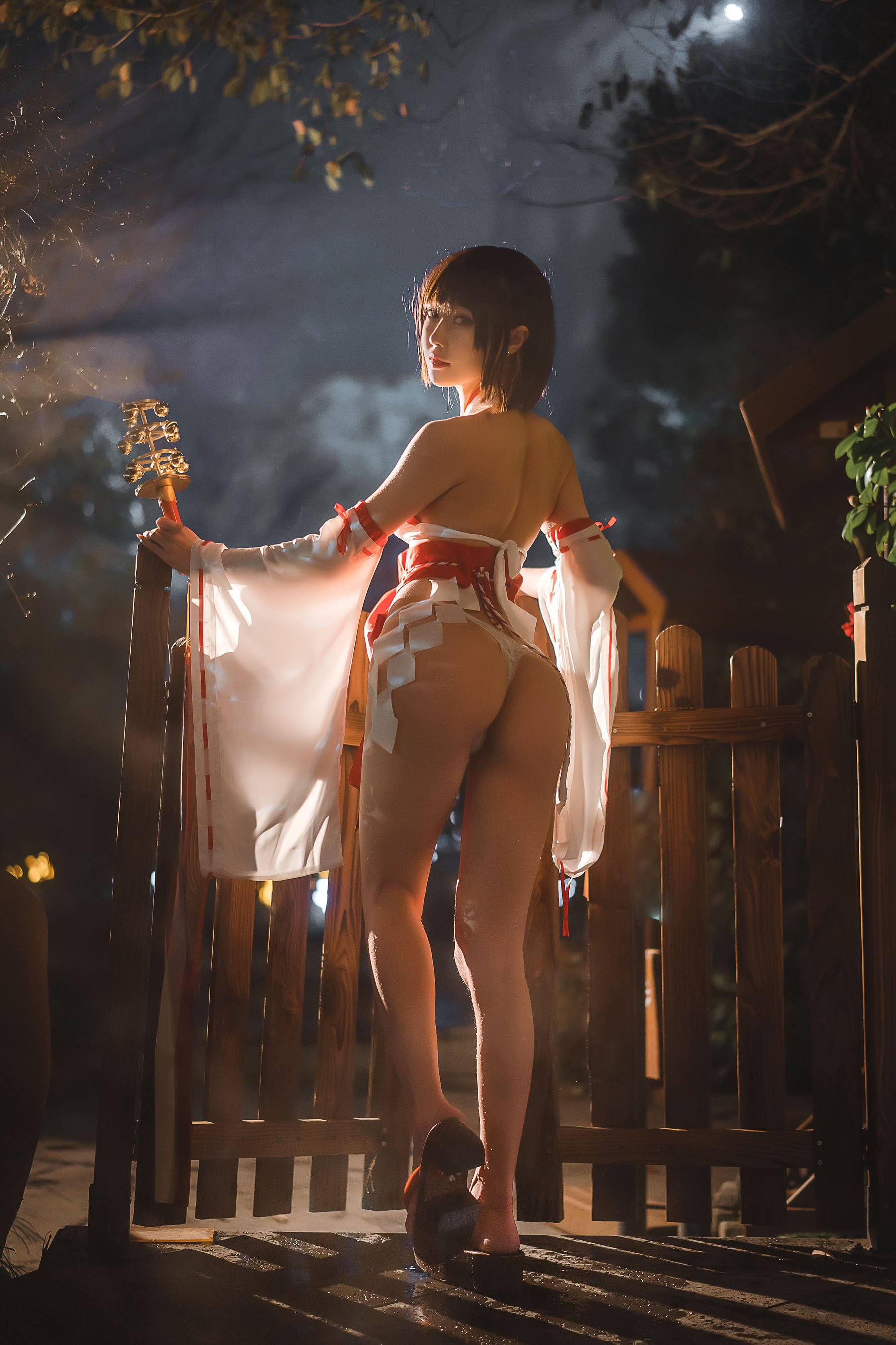 阿包也是兔娘] 温泉巫女